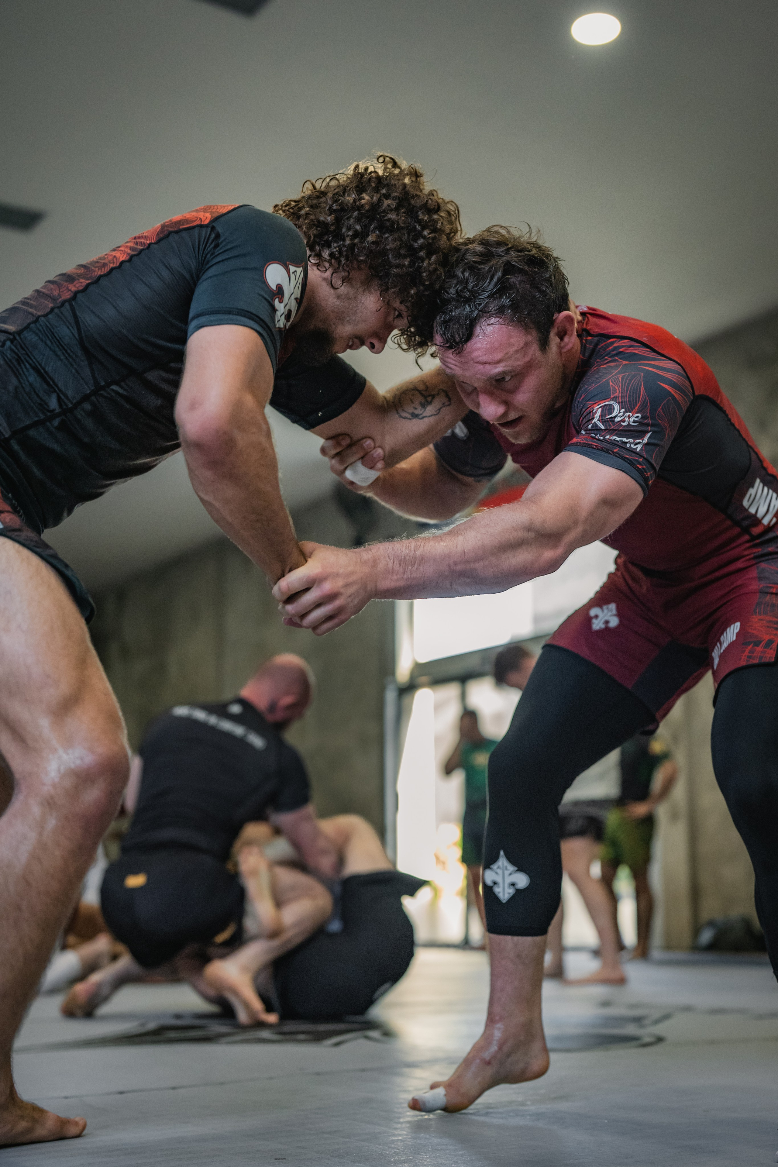 Demian MAIA and Felipe PENA, ADCC World Champions, BJJ training session. Сергей Зворыгин