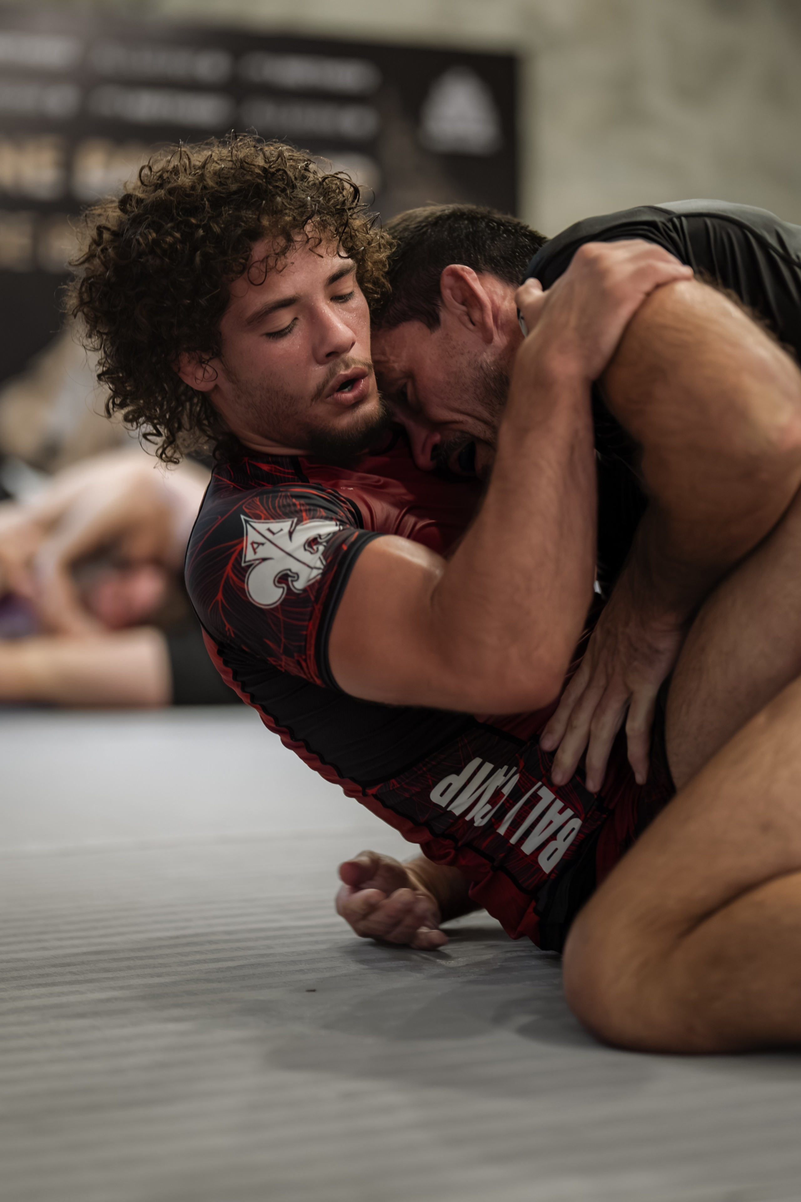 Lucas Barbosa a World, Pan American, European Open and Asian IBJJF champion and Demian MAIA ADCC World Champions, BJJ training session. Сергей Зворыгин