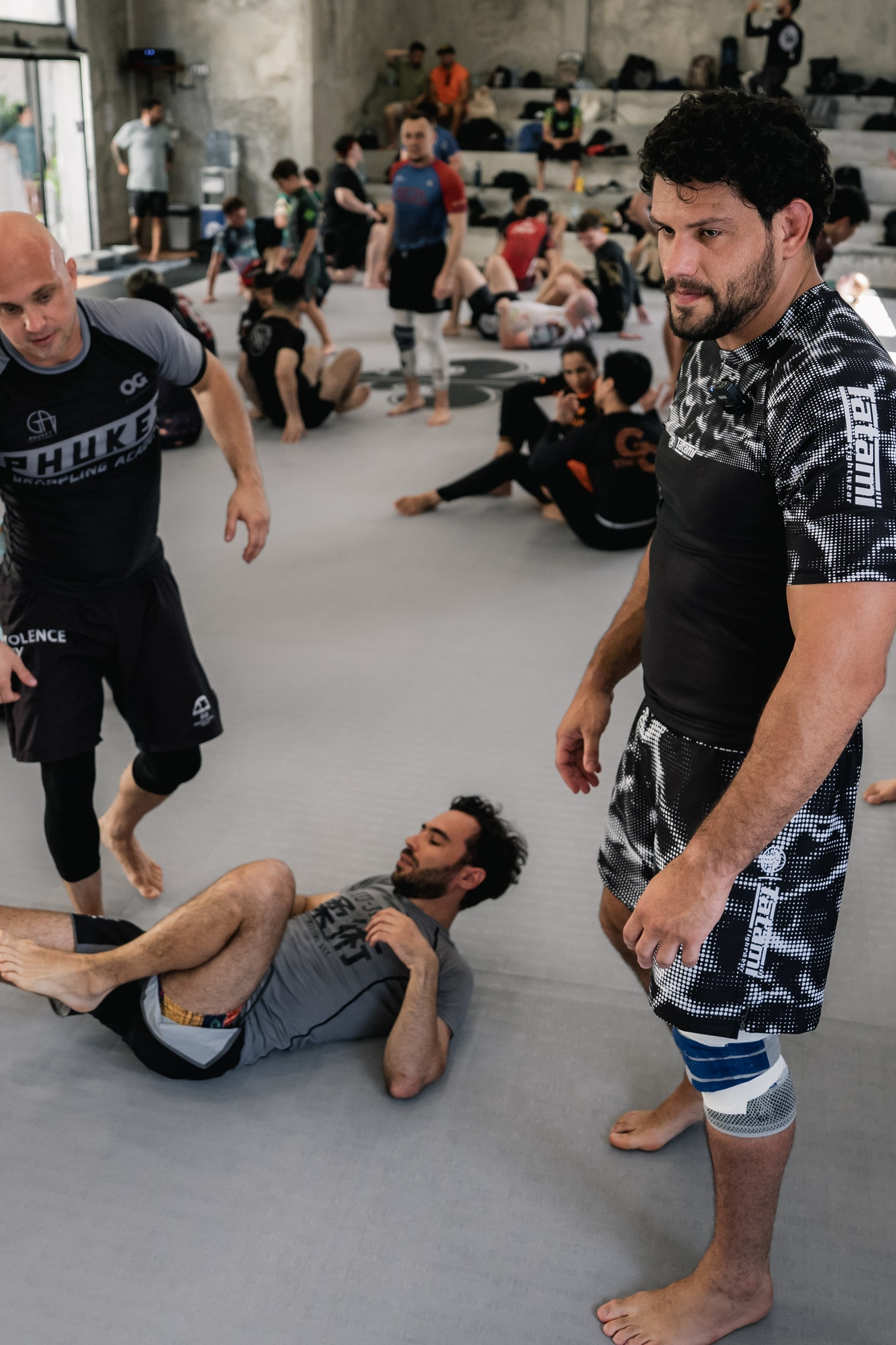 Felipe PENA and Demian MAIA, ADCC World Champions, BJJ training session. Сергей Зворыгин