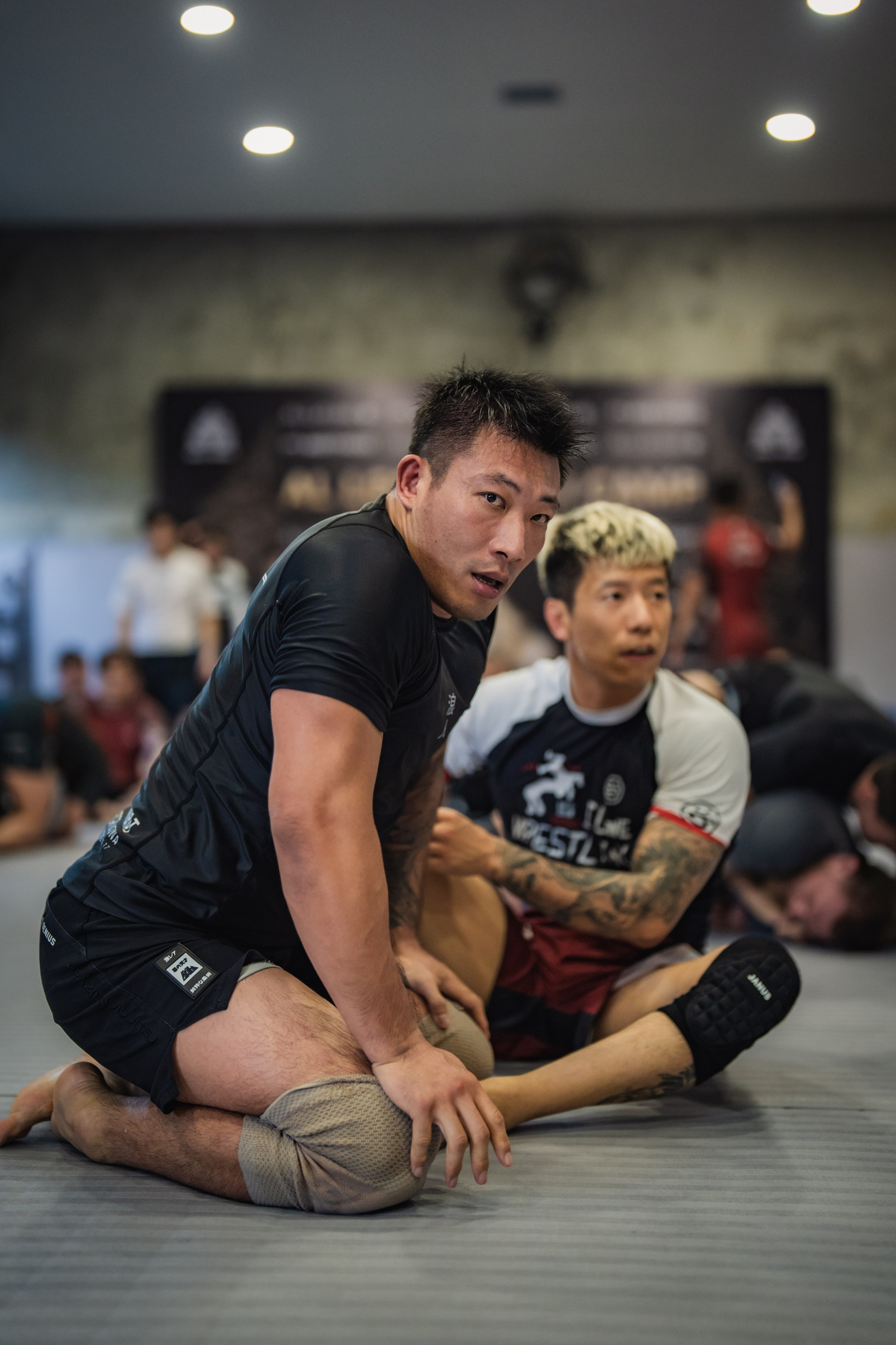 Felipe PENA and Demian MAIA, ADCC World Champions, BJJ training session. Сергей Зворыгин