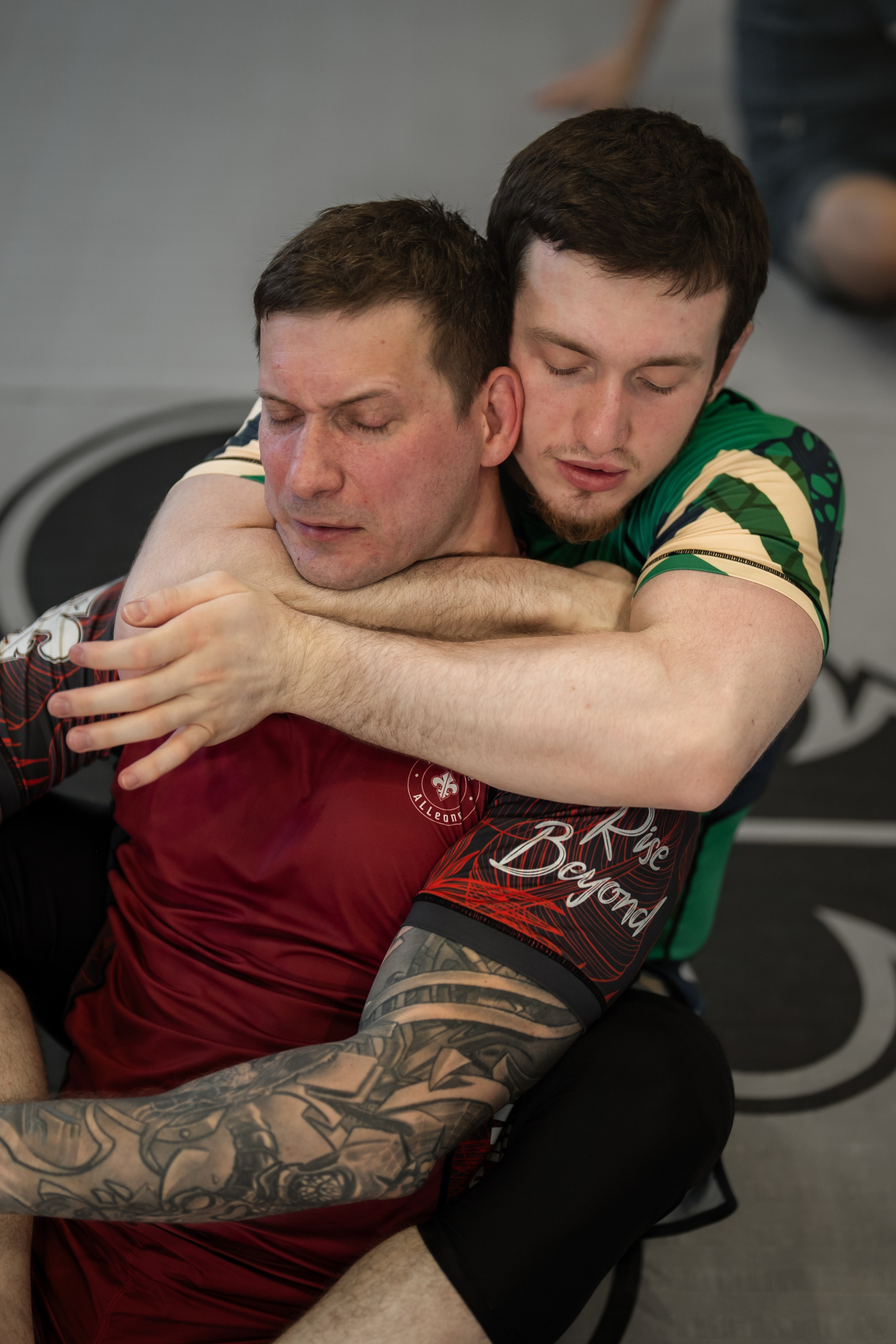 Lucas Barbosa a World, Pan American, European Open and Asian IBJJF champion and Demian MAIA ADCC World Champions, BJJ training session. Сергей Зворыгин