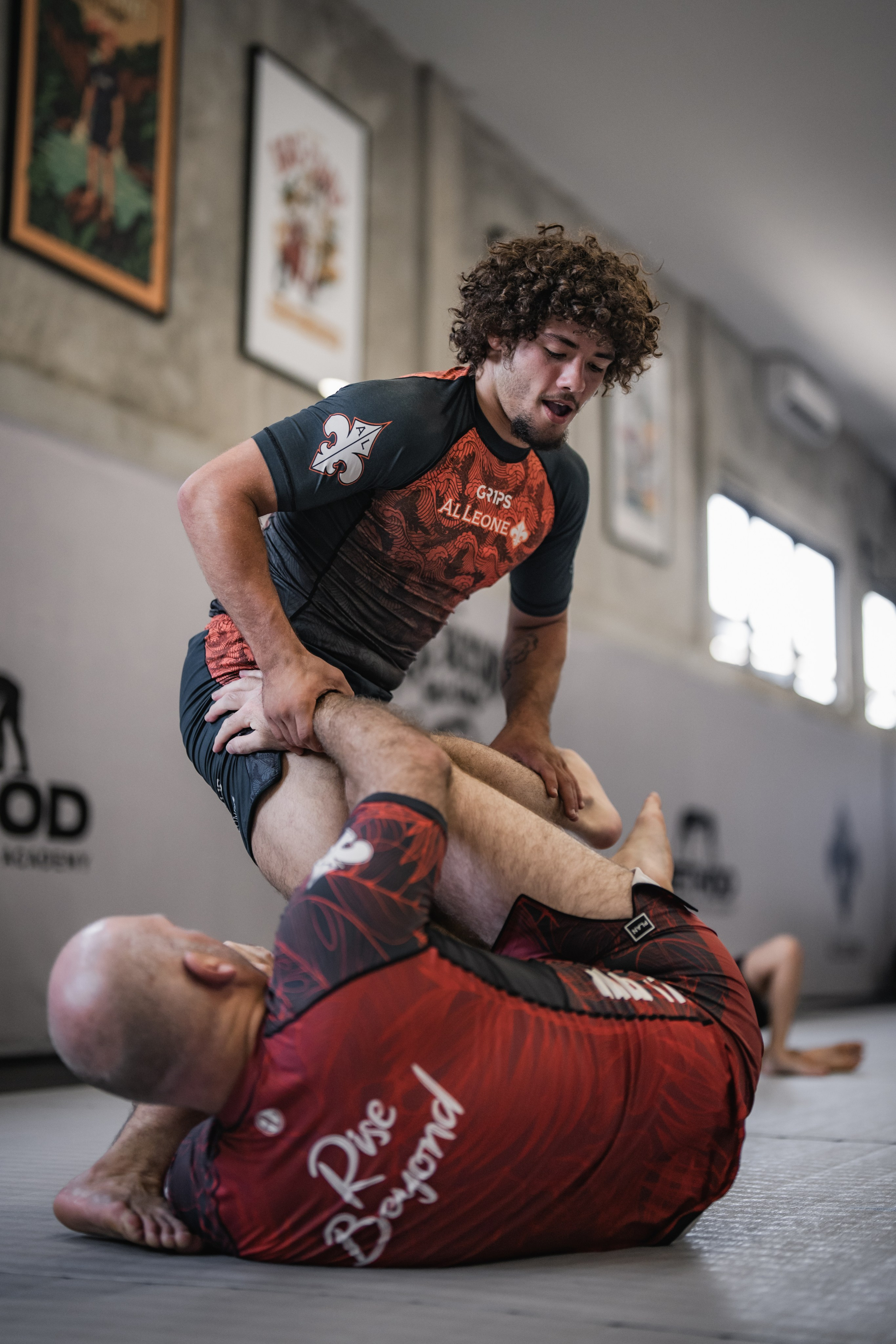 Demian MAIA and Felipe PENA, ADCC World Champions, BJJ training session. Сергей Зворыгин