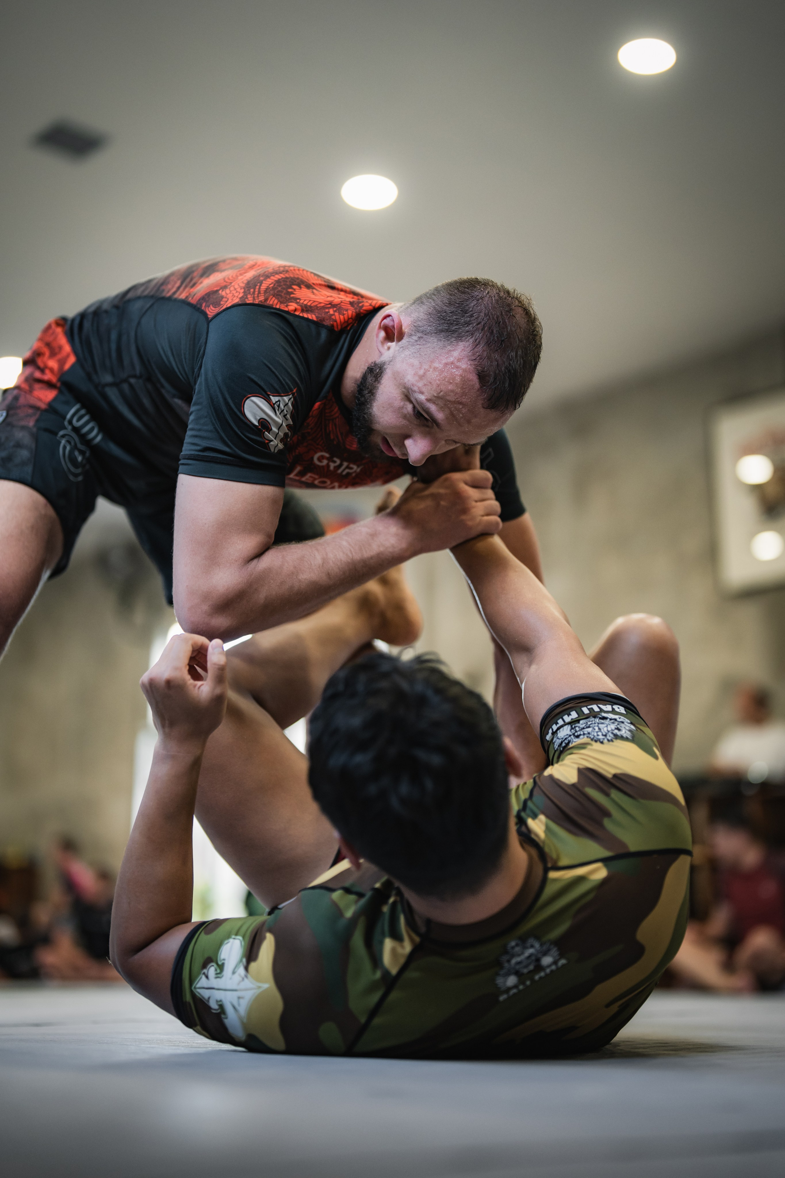 Demian MAIA and Felipe PENA, ADCC World Champions, BJJ training session. Сергей Зворыгин