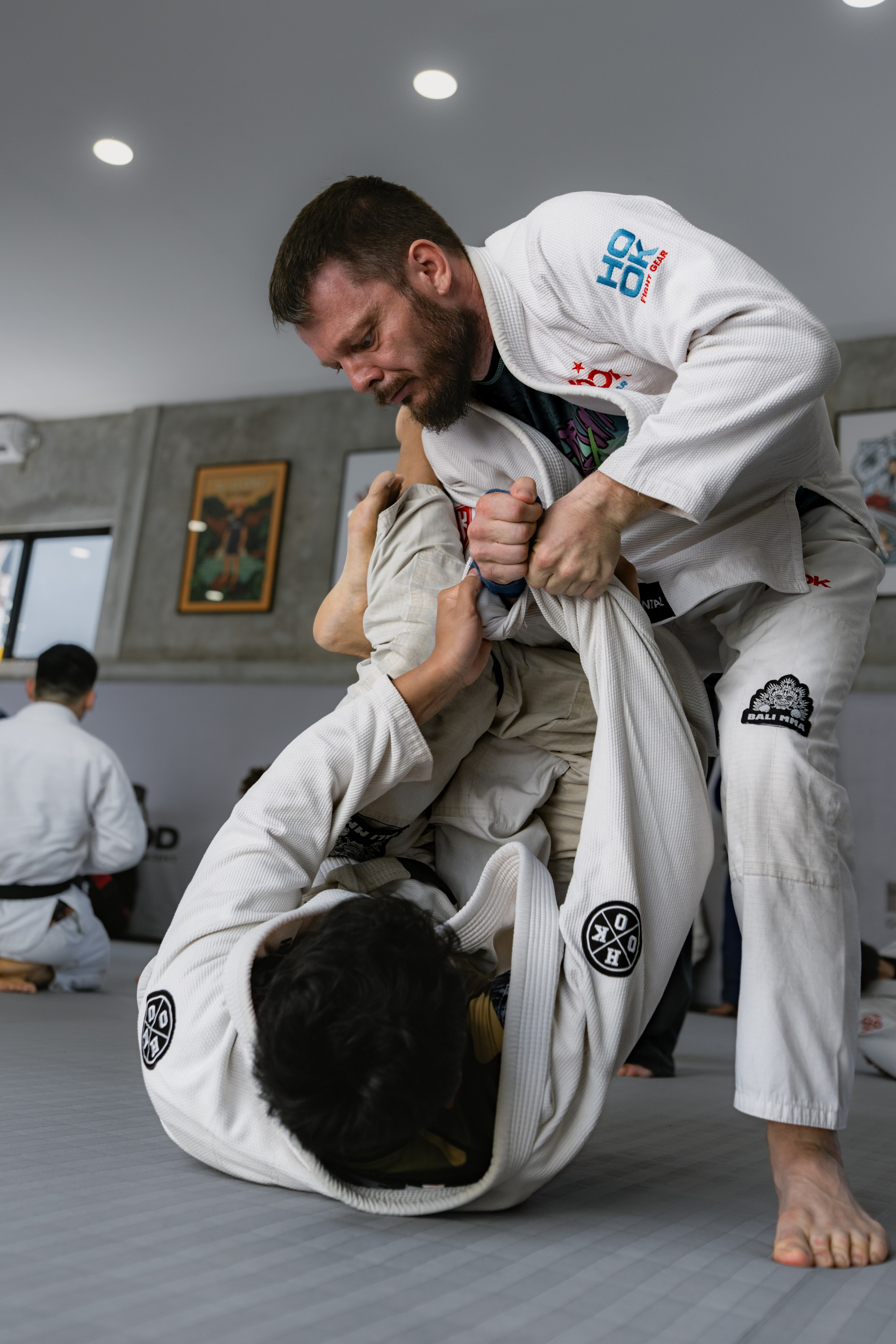 Lucas Barbosa a World, Pan American, European Open and Asian IBJJF champion and Demian MAIA ADCC World Champions, BJJ training session. Сергей Зворыгин