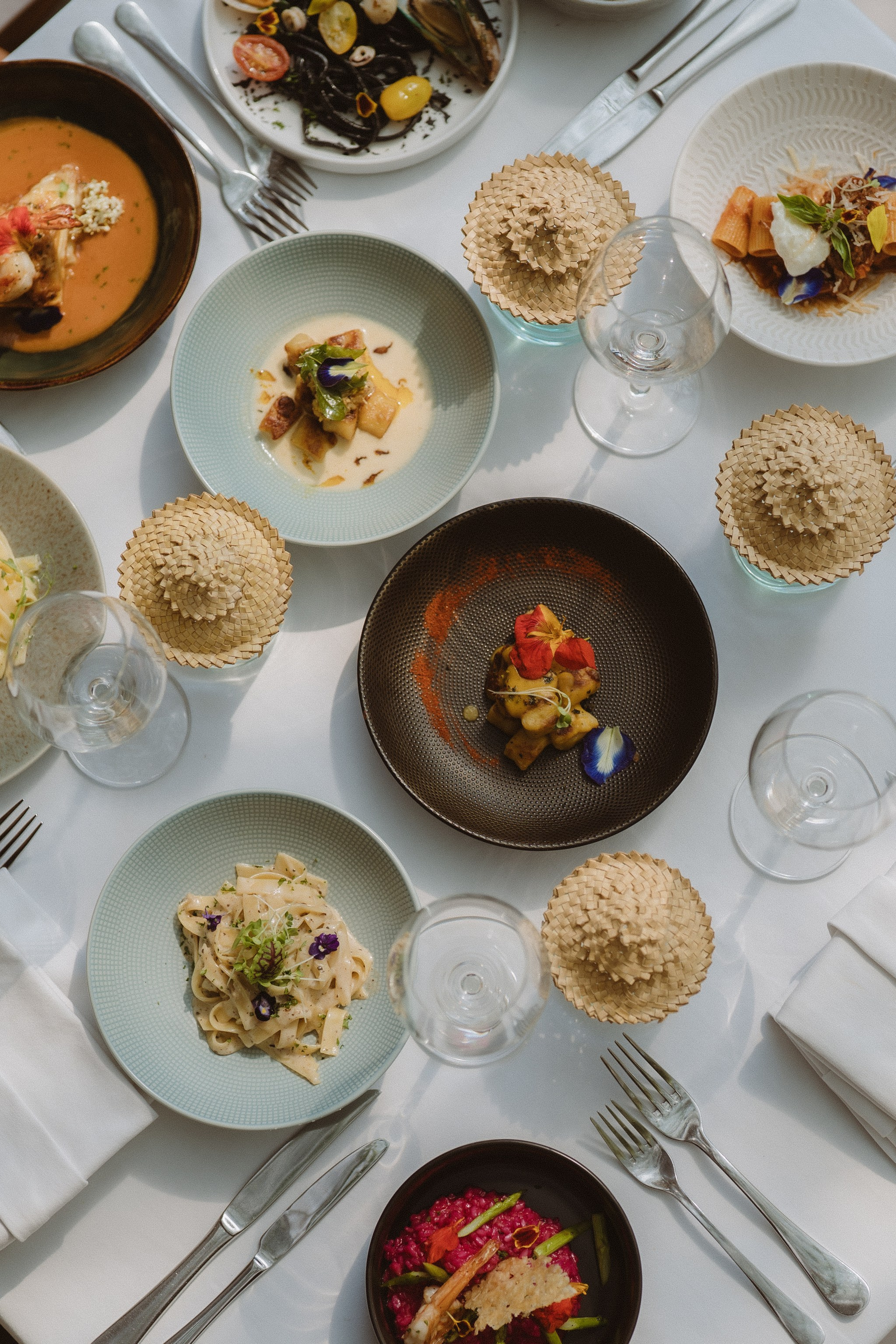New Pastas in Sardine by K-Club, a fine dining seafood restaurant. Сергей Зворыгин