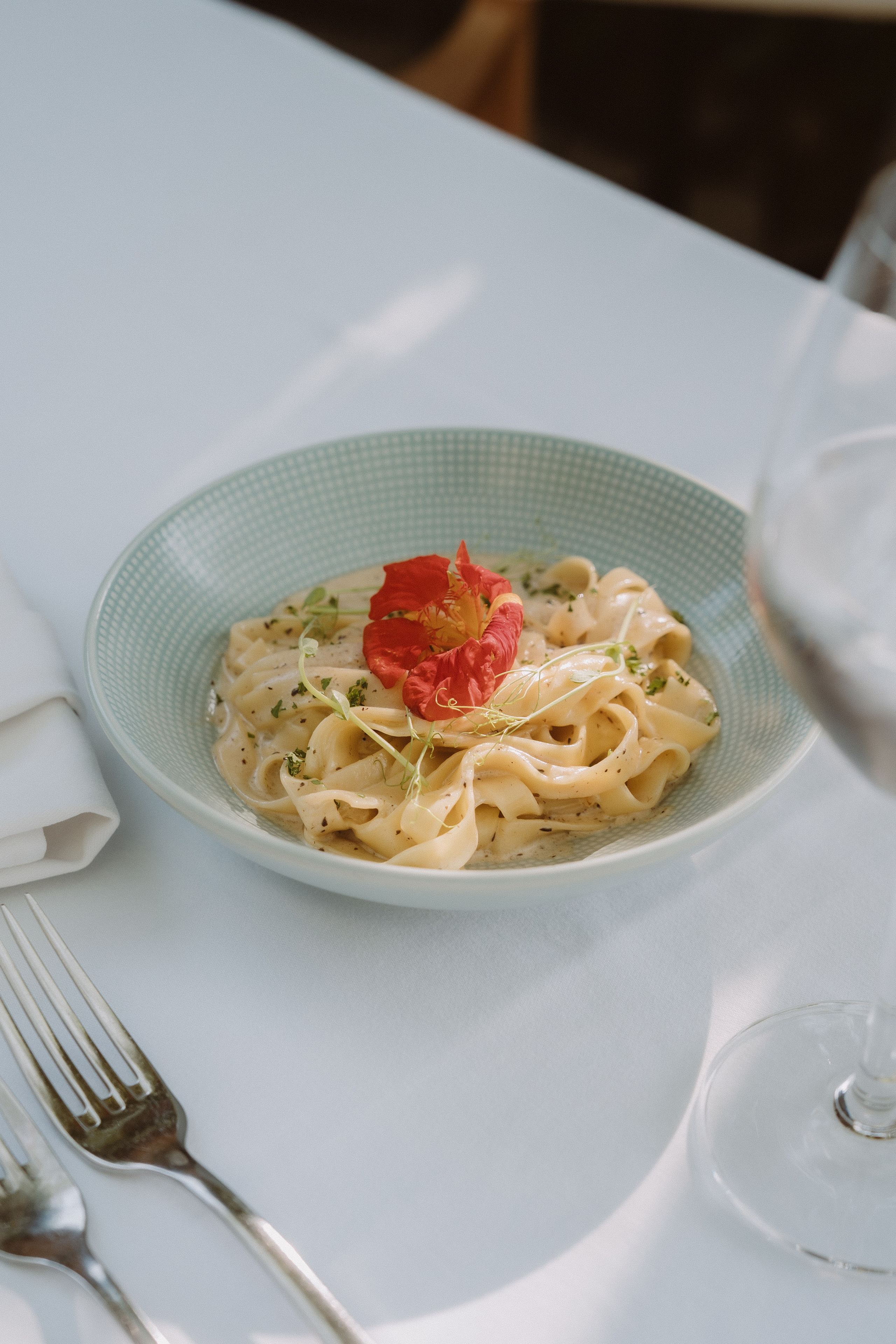 New Pastas in Sardine by K-Club, a fine dining seafood restaurant. Сергей Зворыгин