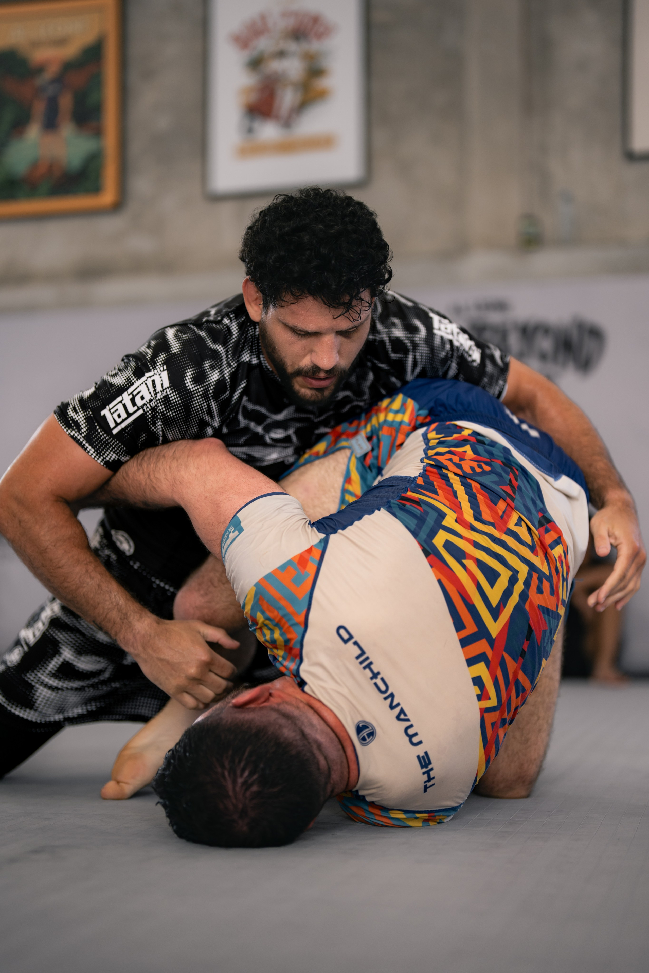 Demian MAIA and Felipe PENA, ADCC World Champions, BJJ training session. Сергей Зворыгин