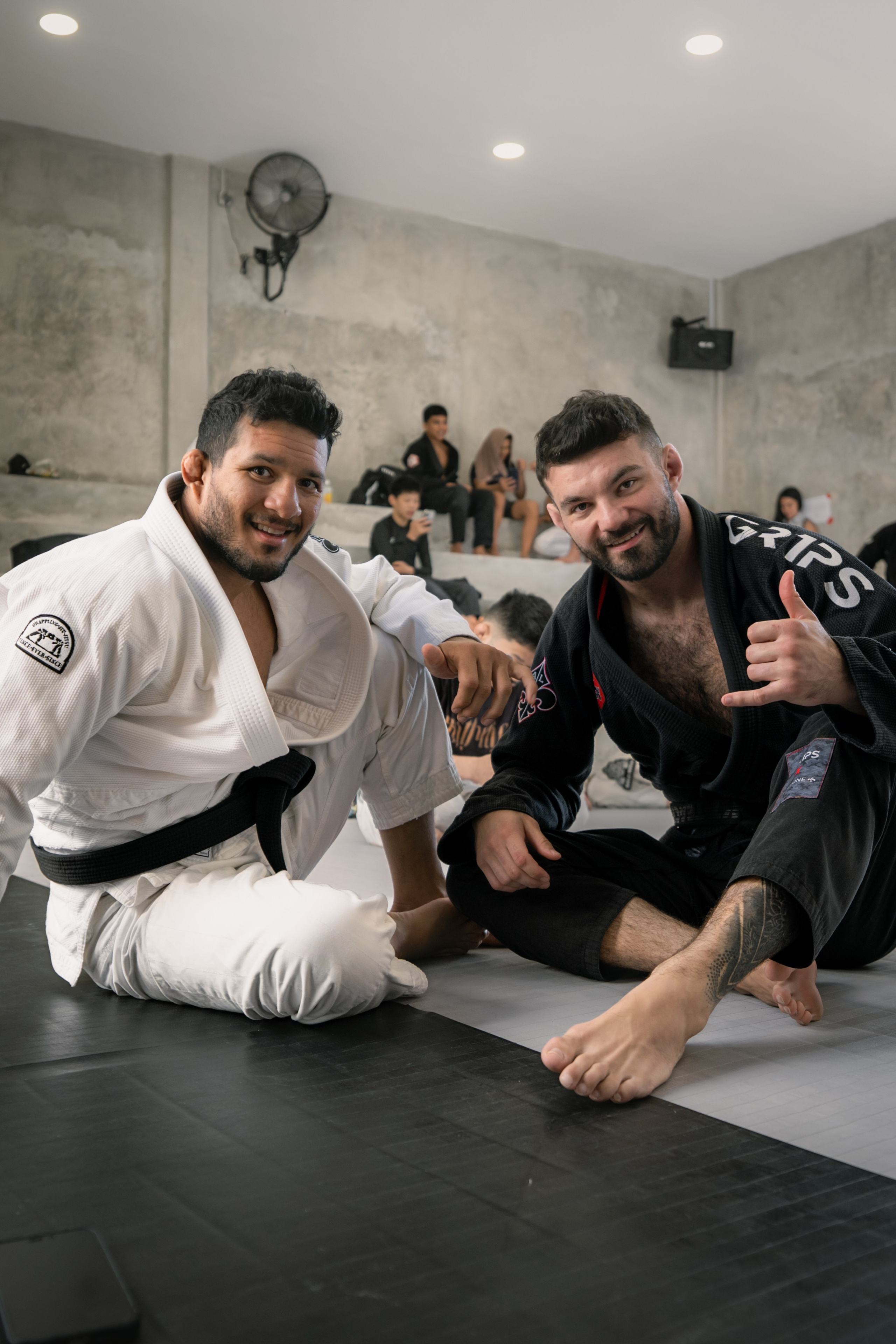 Lucas Barbosa a World, Pan American, European Open and Asian IBJJF champion and Demian MAIA ADCC World Champions, BJJ training session. Сергей Зворыгин
