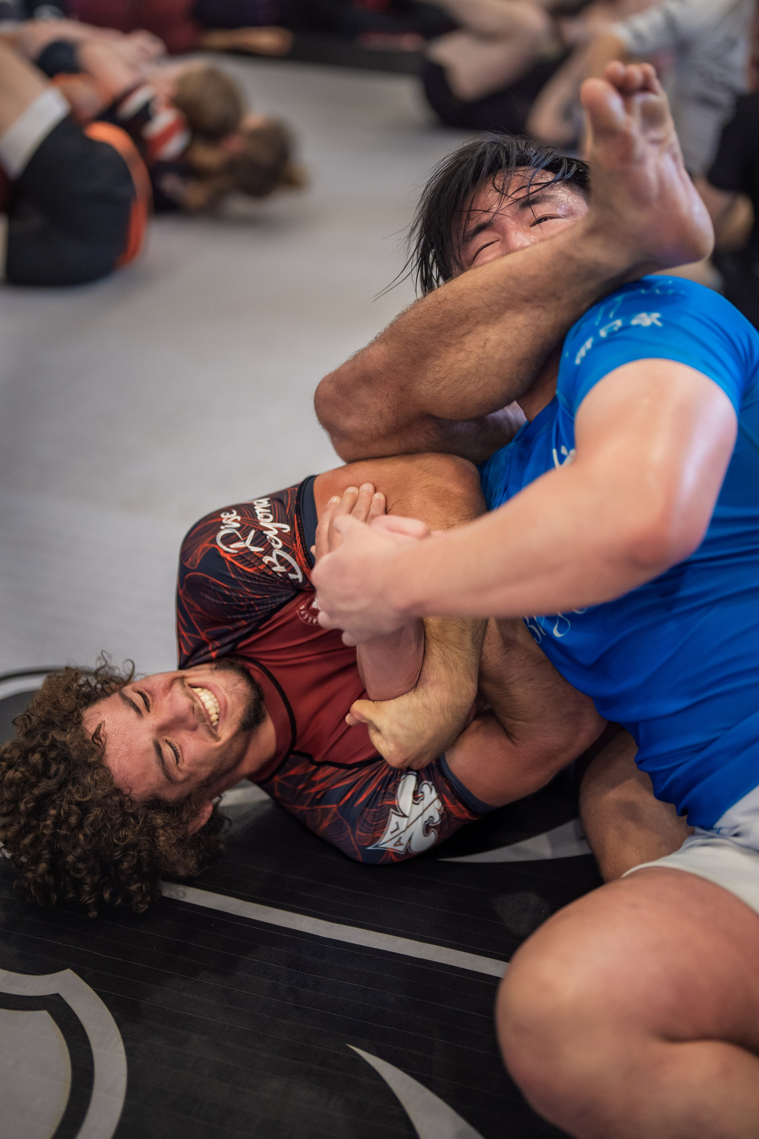Felipe PENA and Demian MAIA, ADCC World Champions, BJJ training session. Сергей Зворыгин