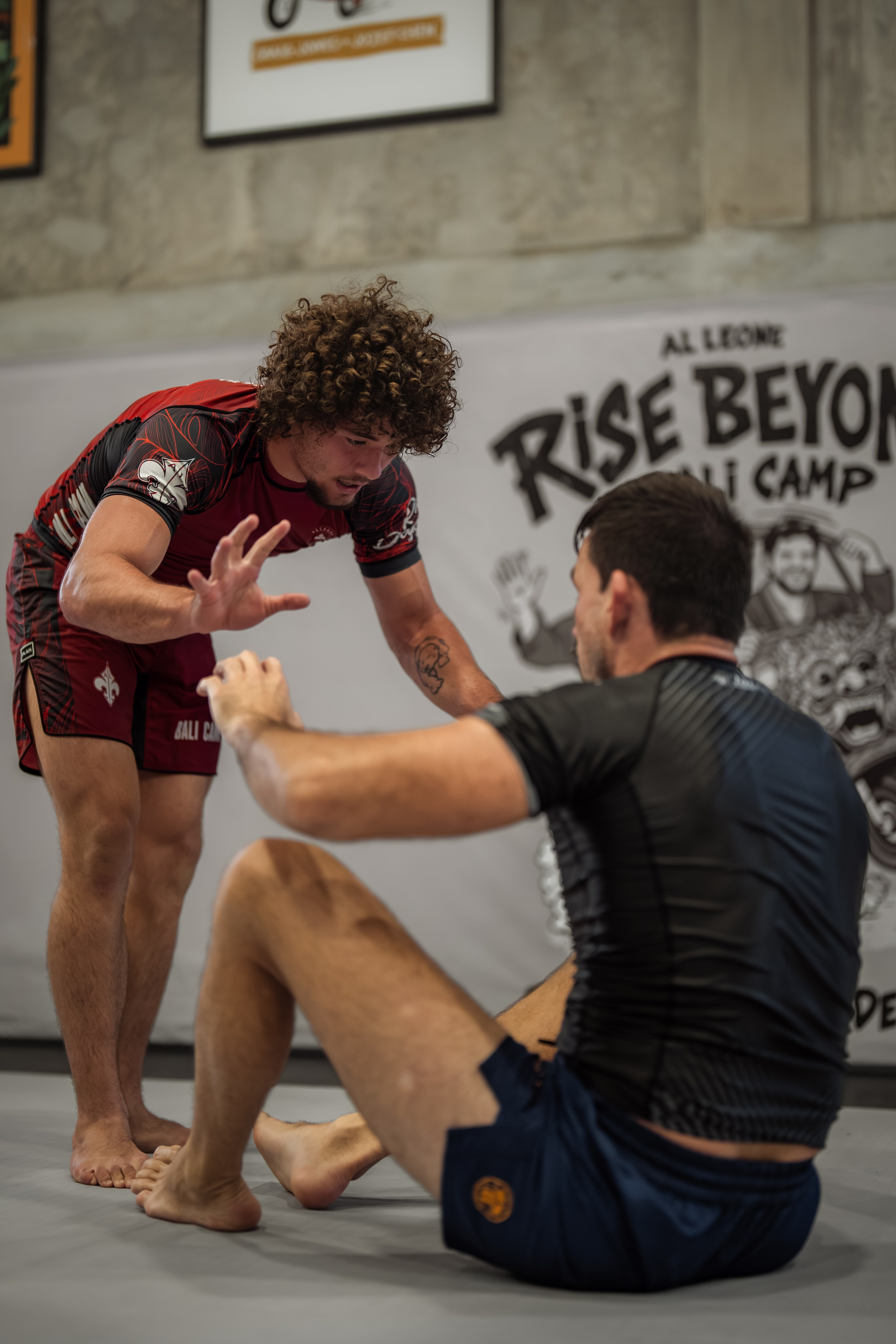 Lucas Barbosa a World, Pan American, European Open and Asian IBJJF champion and Demian MAIA ADCC World Champions, BJJ training session. Сергей Зворыгин