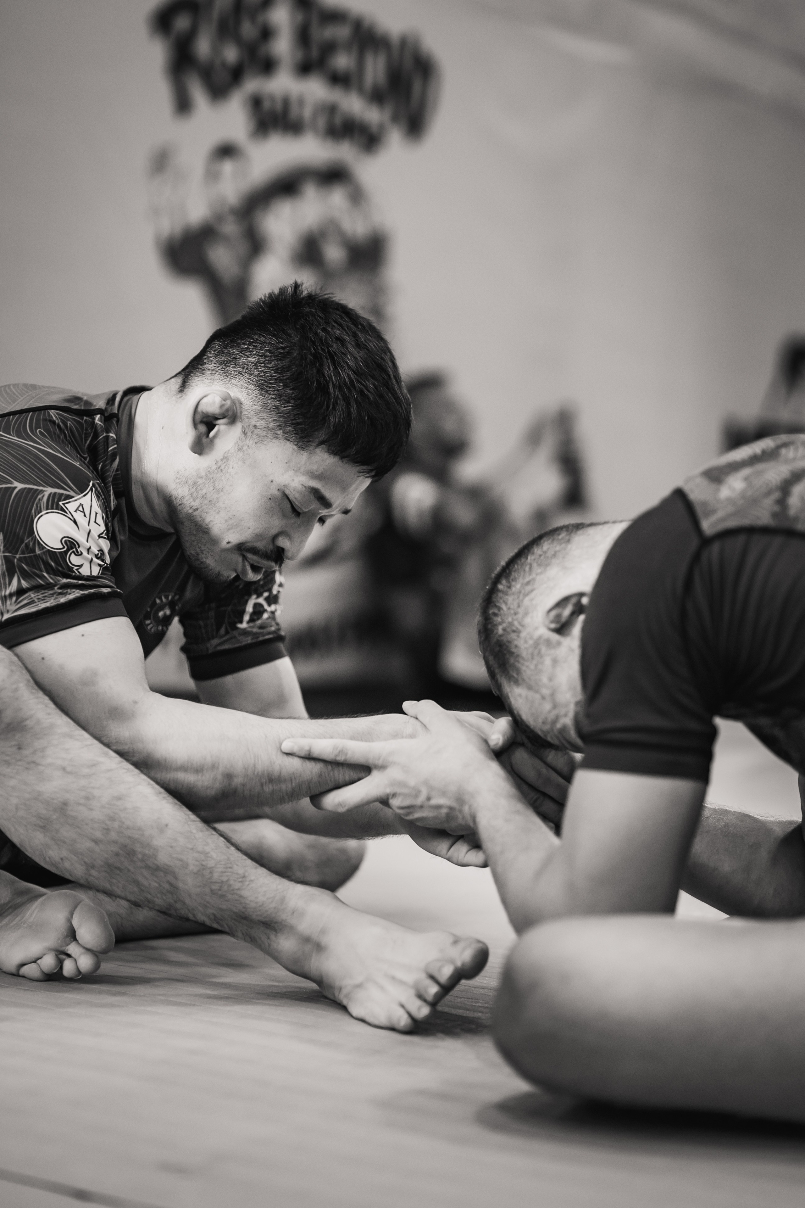 Demian MAIA and Felipe PENA, ADCC World Champions, BJJ training session. Сергей Зворыгин
