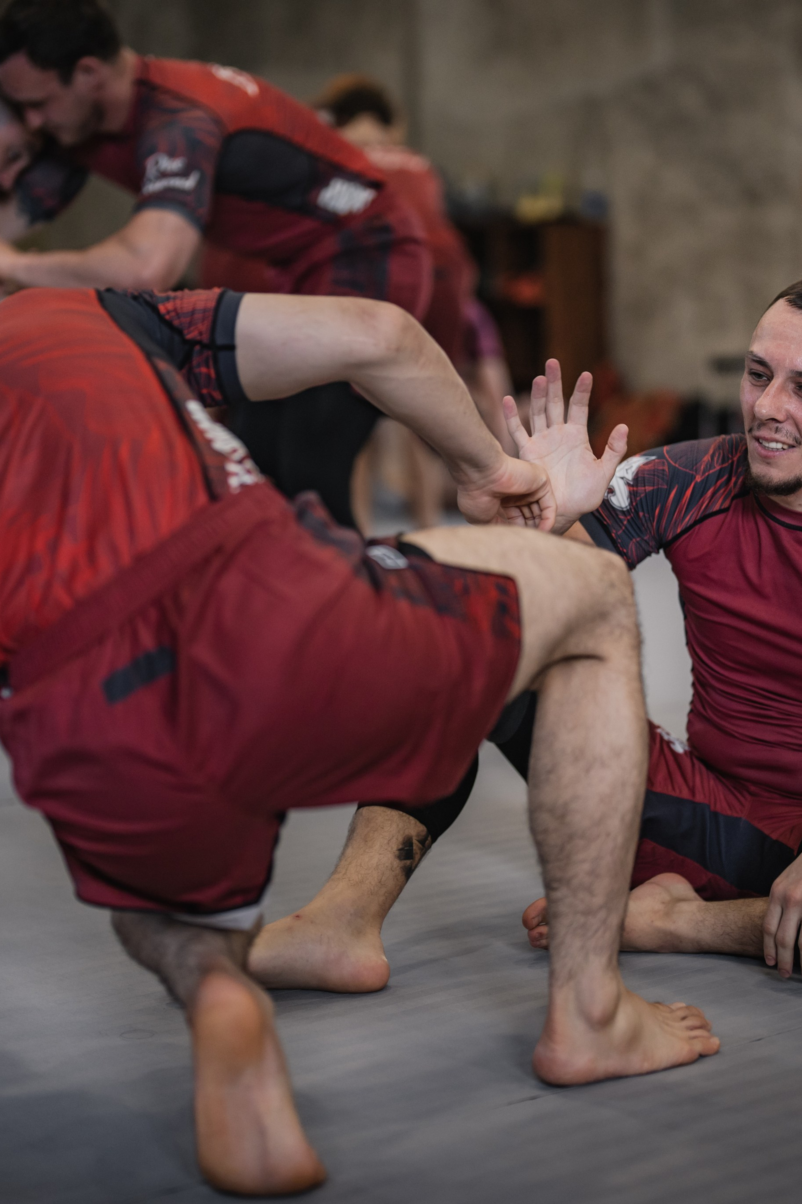Demian MAIA and Felipe PENA, ADCC World Champions, BJJ training session. Сергей Зворыгин