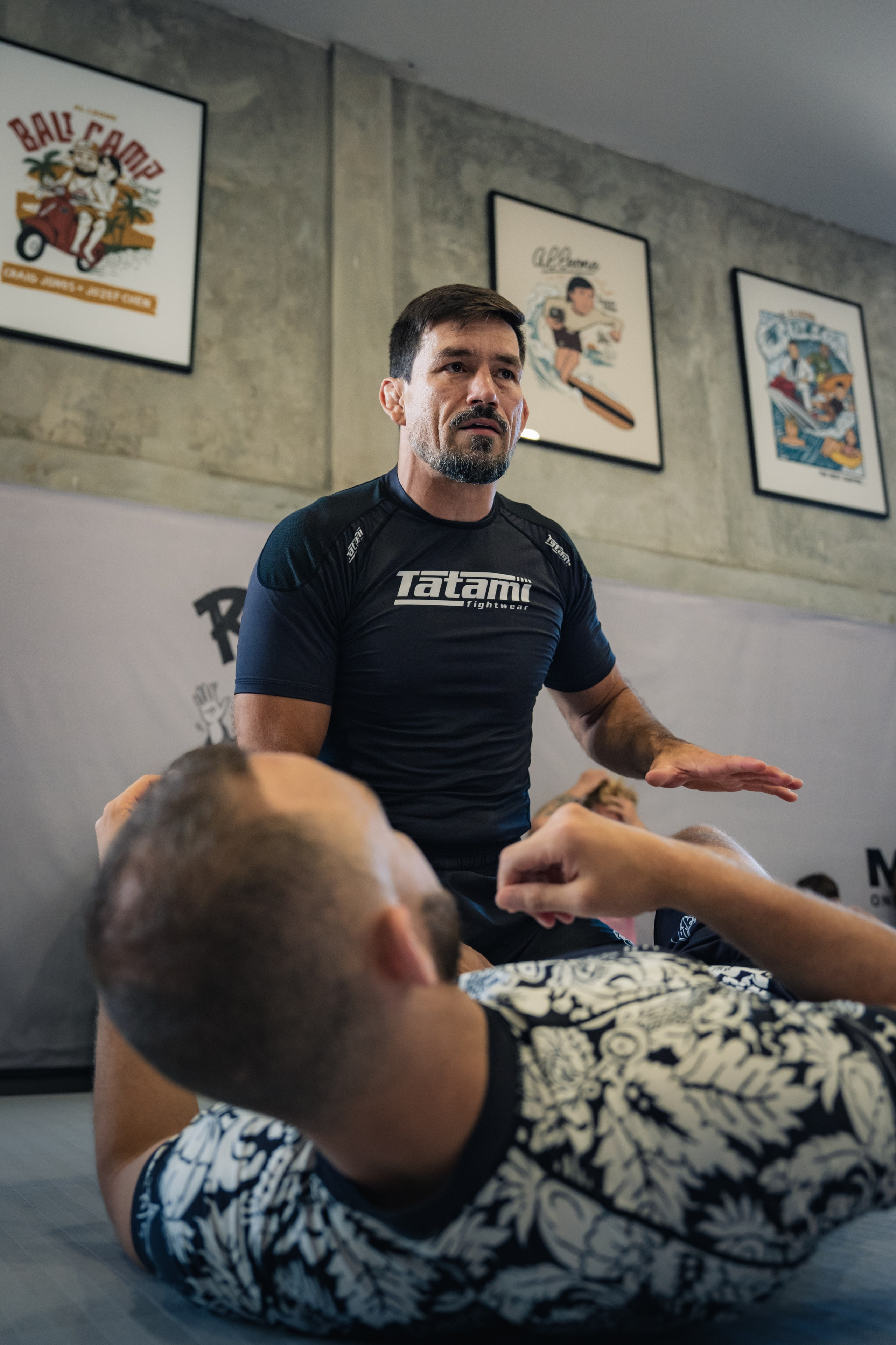 Felipe PENA and Demian MAIA, ADCC World Champions, BJJ training session. Сергей Зворыгин