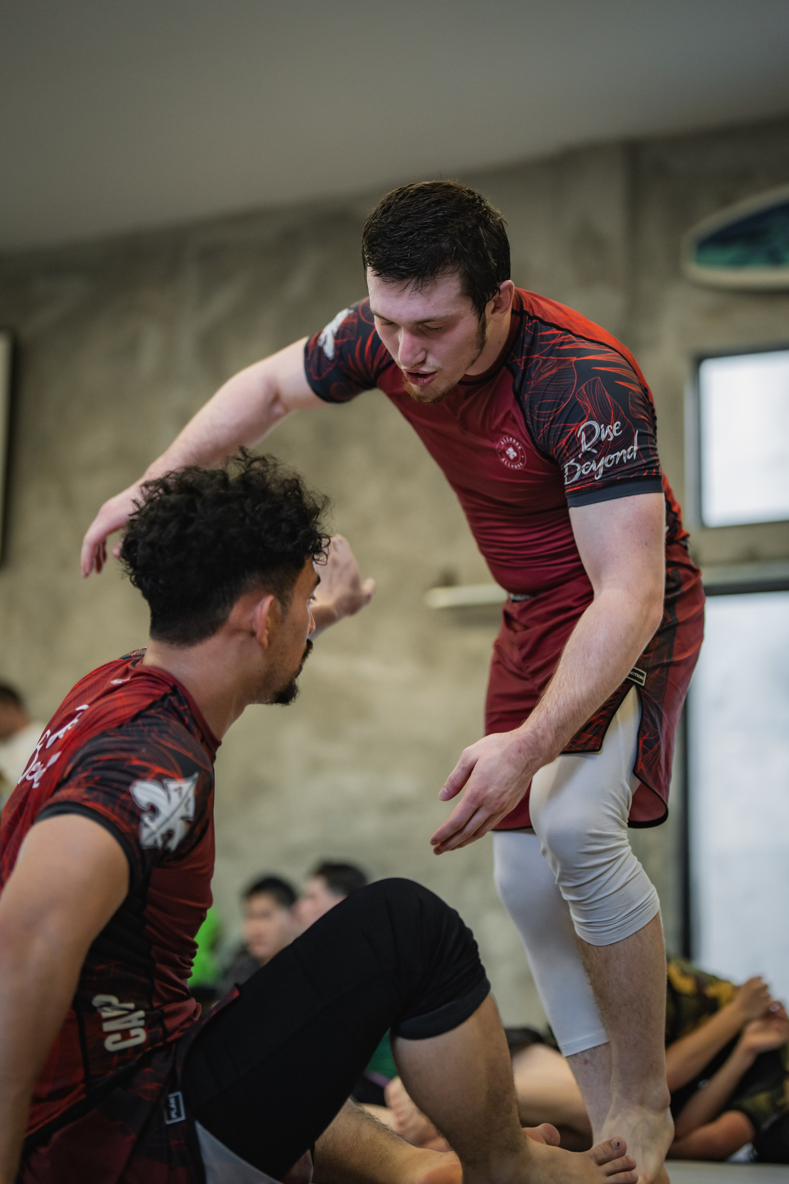 Demian MAIA and Felipe PENA, ADCC World Champions, BJJ training session. Сергей Зворыгин
