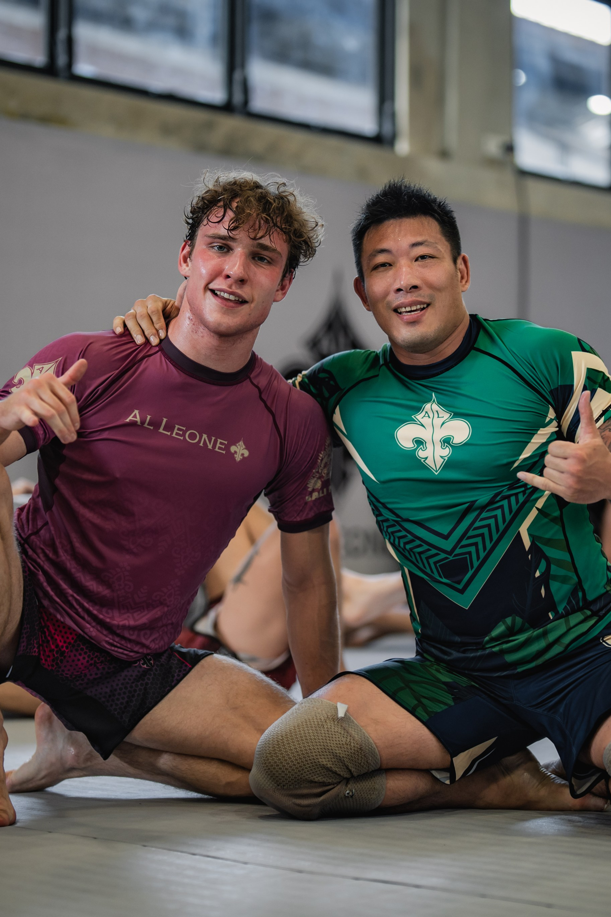 Demian MAIA and Felipe PENA, ADCC World Champions, BJJ training session. Сергей Зворыгин
