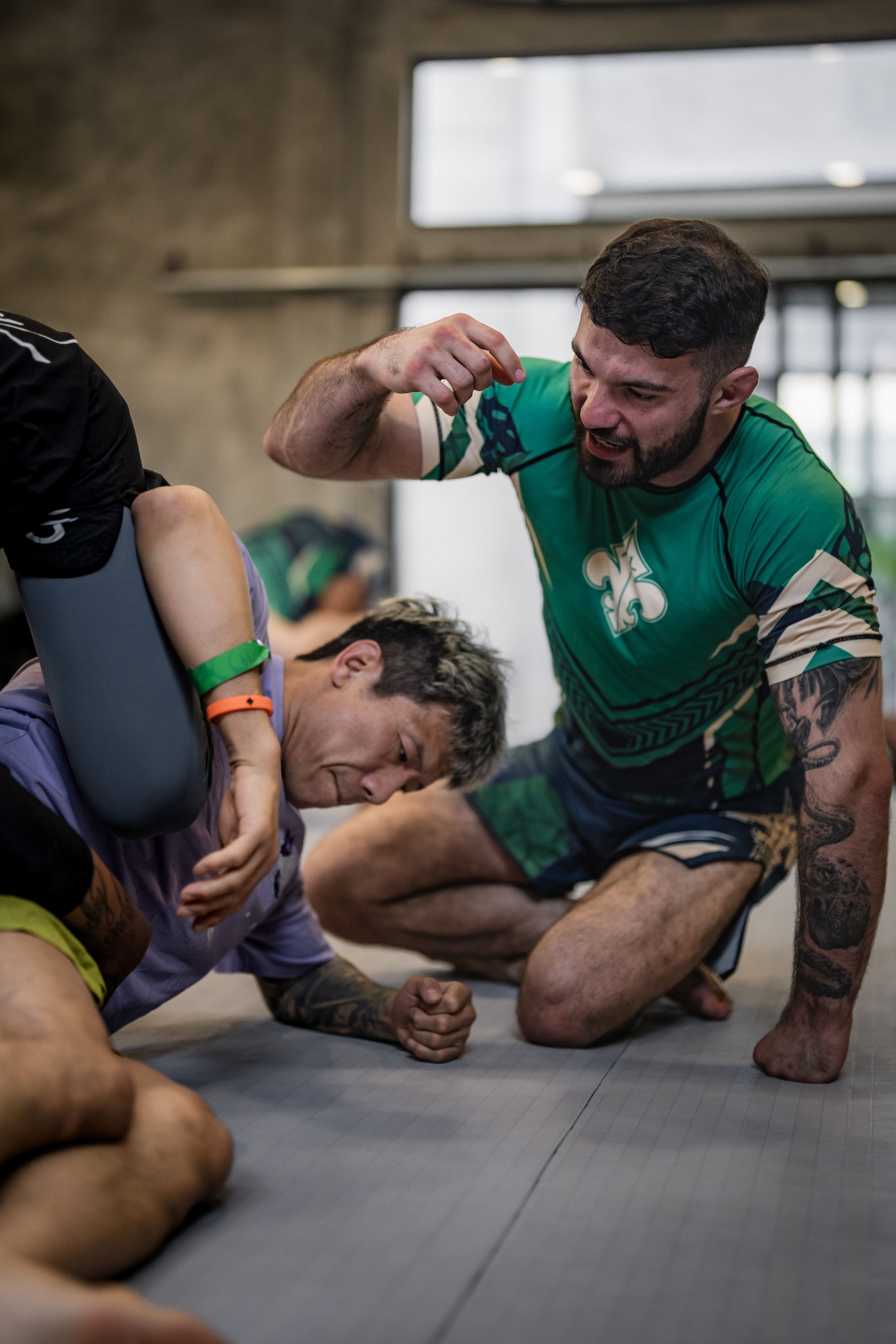 Demian MAIA and Felipe PENA, ADCC World Champions, BJJ training session. Сергей Зворыгин