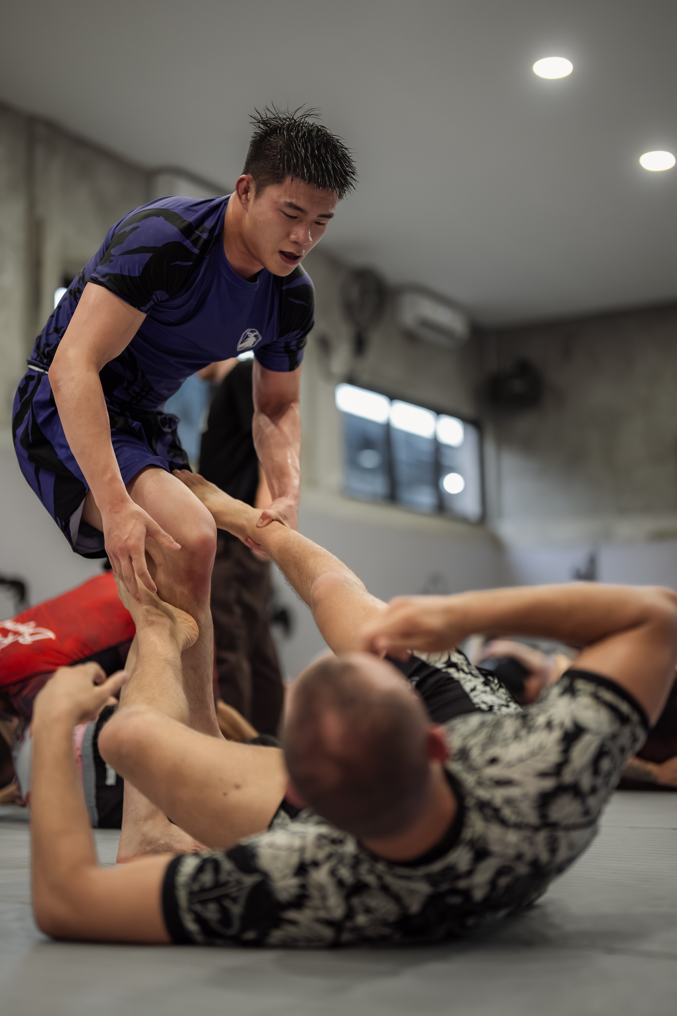 Lucas Barbosa a World, Pan American, European Open and Asian IBJJF champion and Demian MAIA ADCC World Champions, BJJ training session. Сергей Зворыгин
