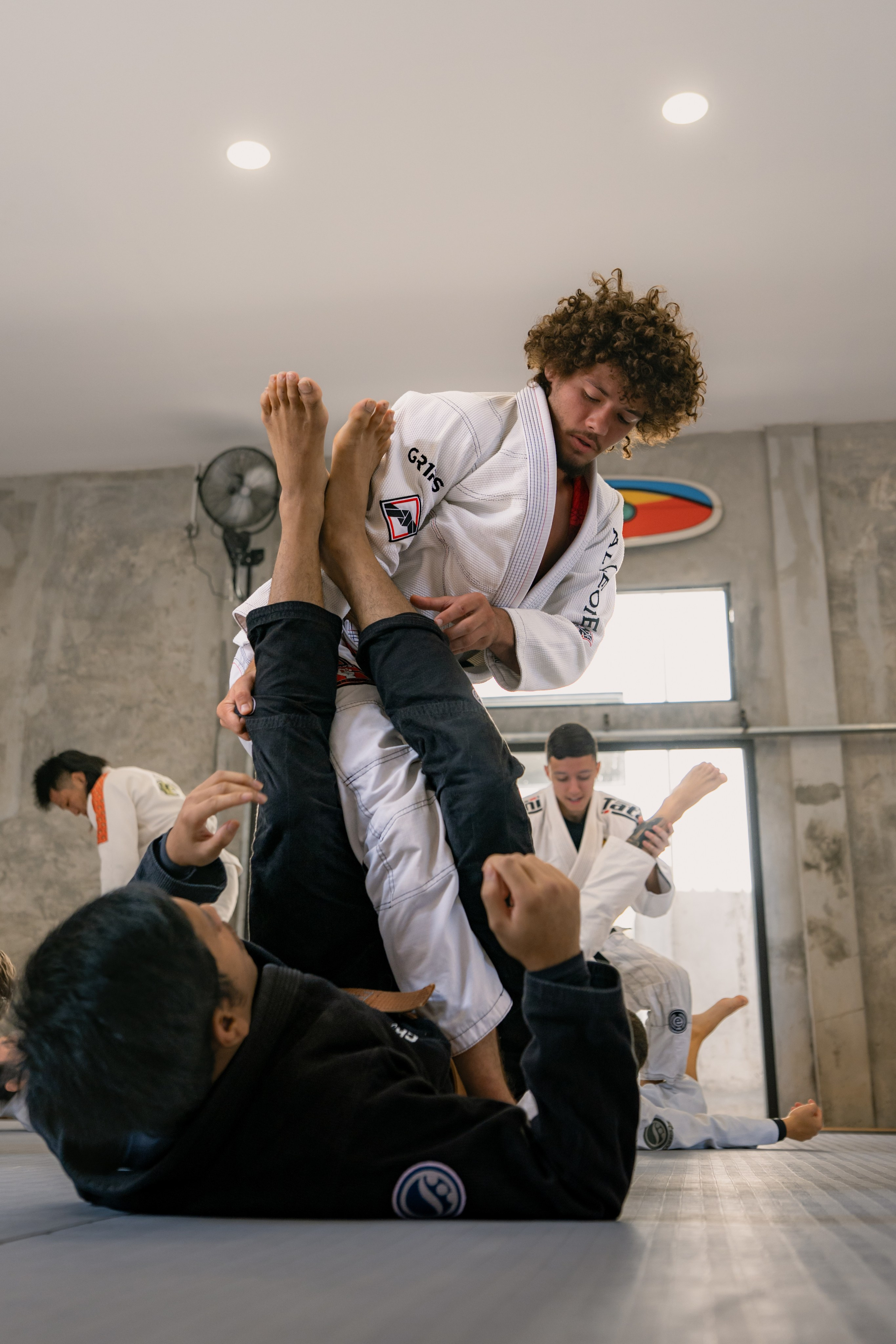 Lucas Barbosa a World, Pan American, European Open and Asian IBJJF champion and Demian MAIA ADCC World Champions, BJJ training session. Сергей Зворыгин