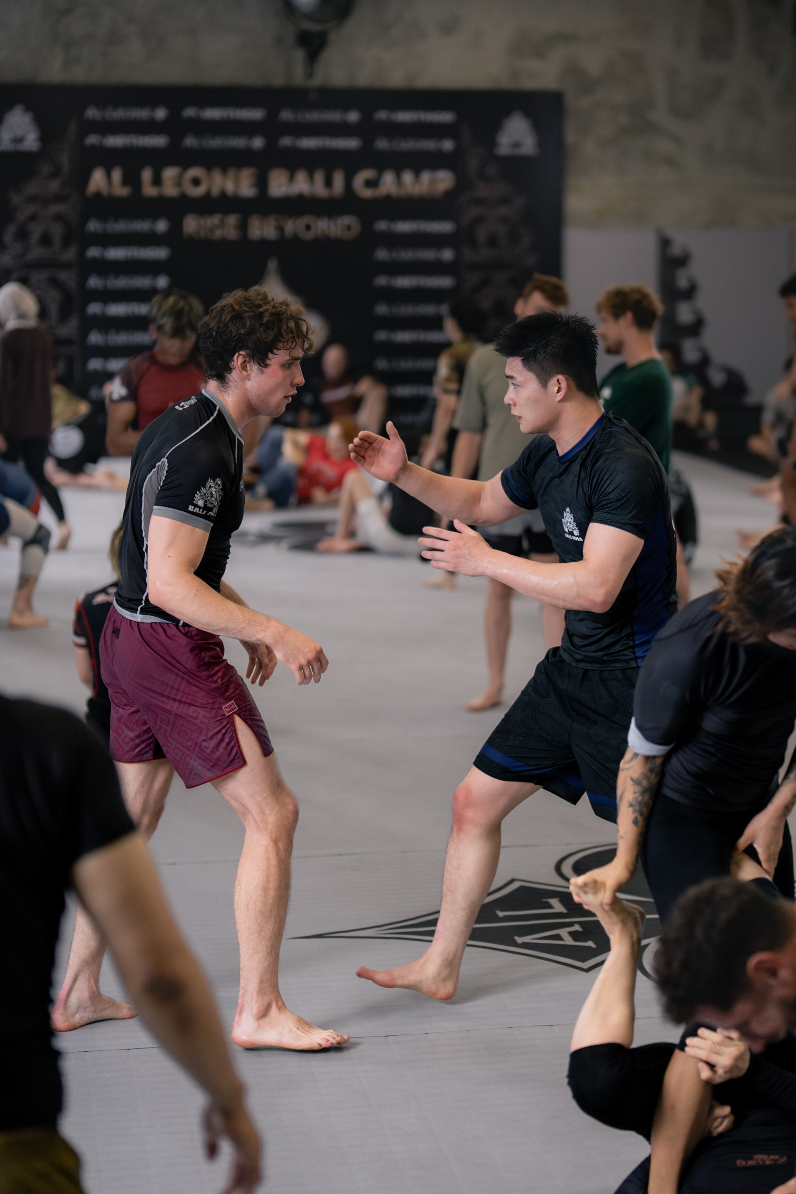 Demian MAIA and Felipe PENA, ADCC World Champions, BJJ training session. Сергей Зворыгин