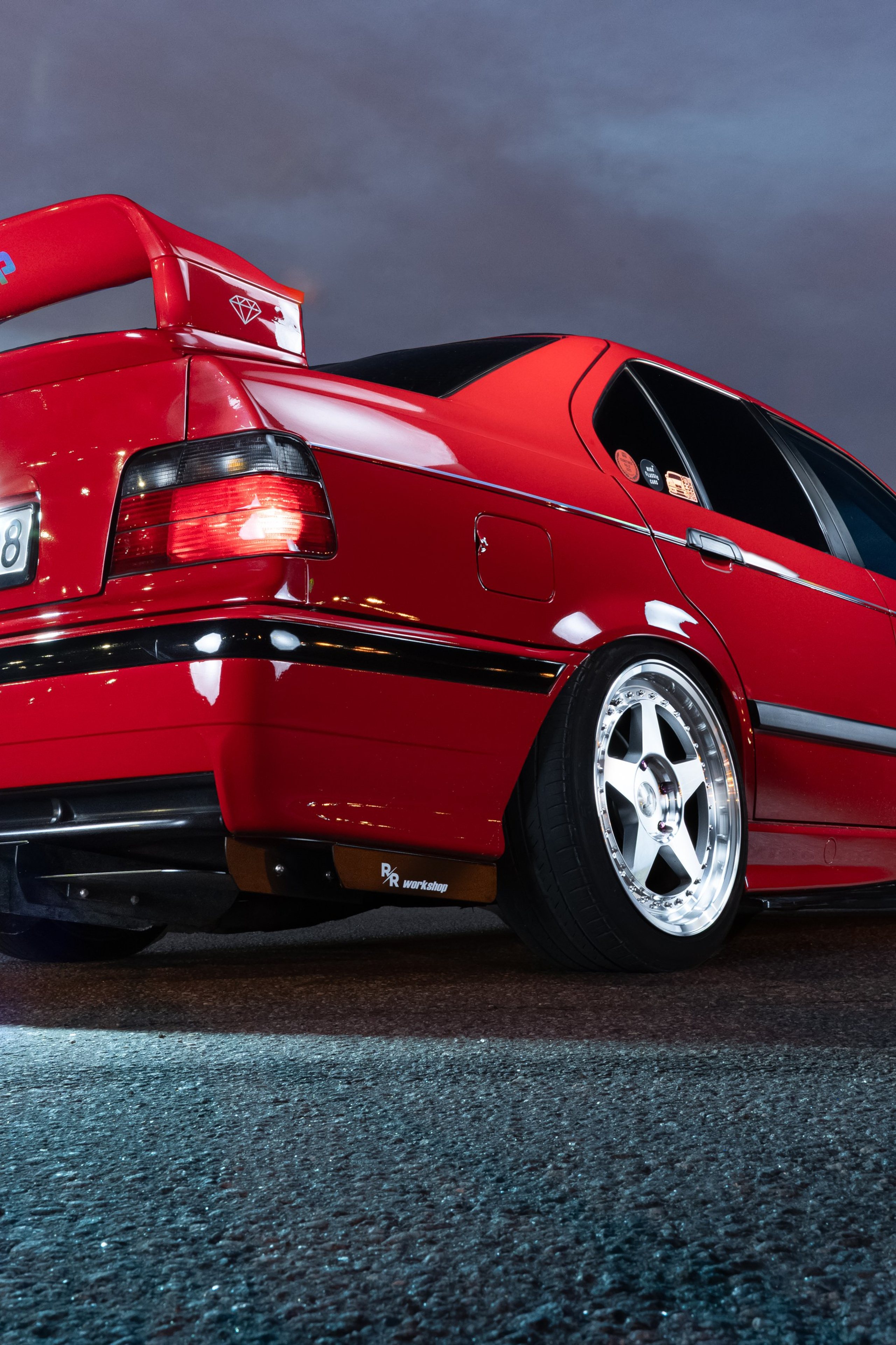BMW E36 RED LADY