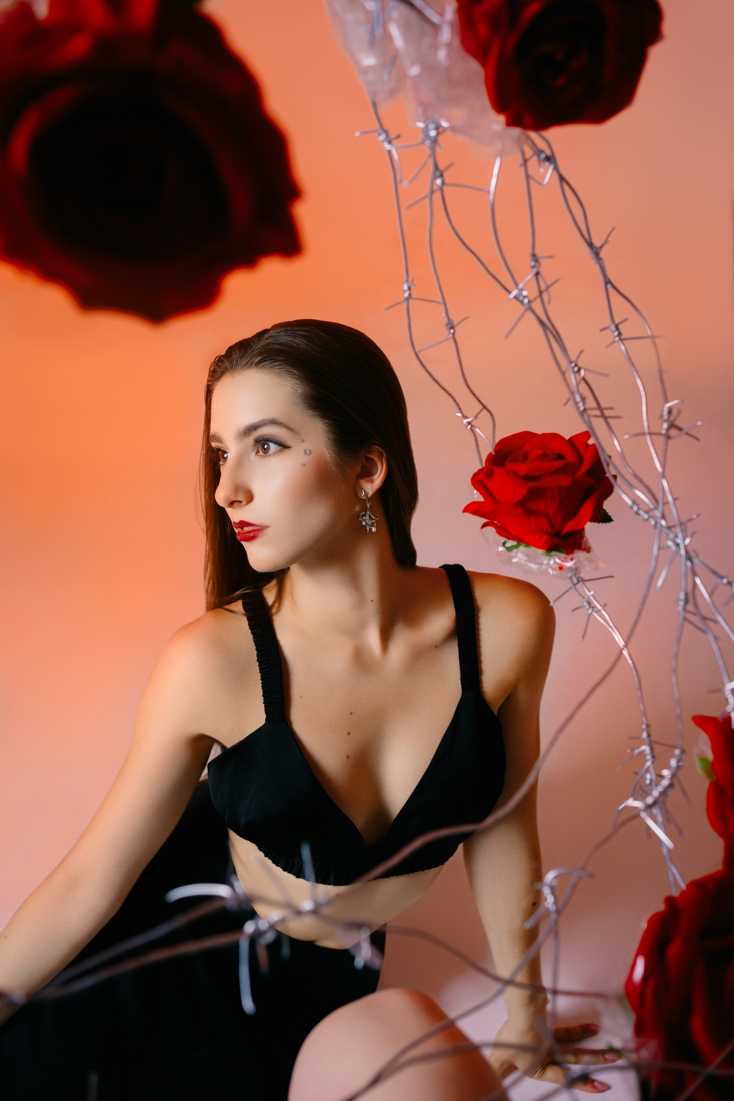 Видишь в темноте это пламя? ❤️‍🔥. Анастасия Клепцова, портретный фотограф Москва