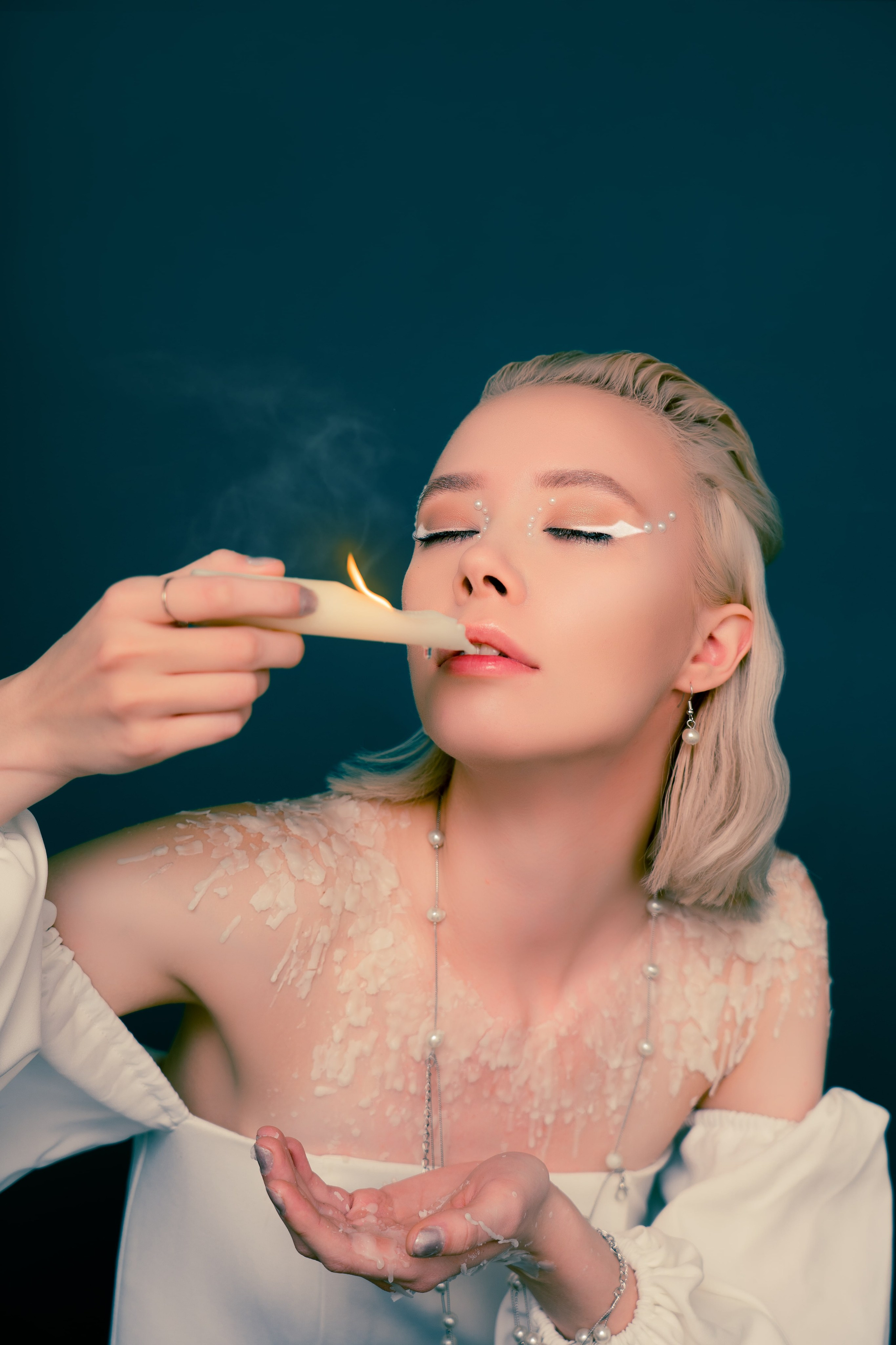 Wax Tears. Анастасия Клепцова, портретный фотограф Москва