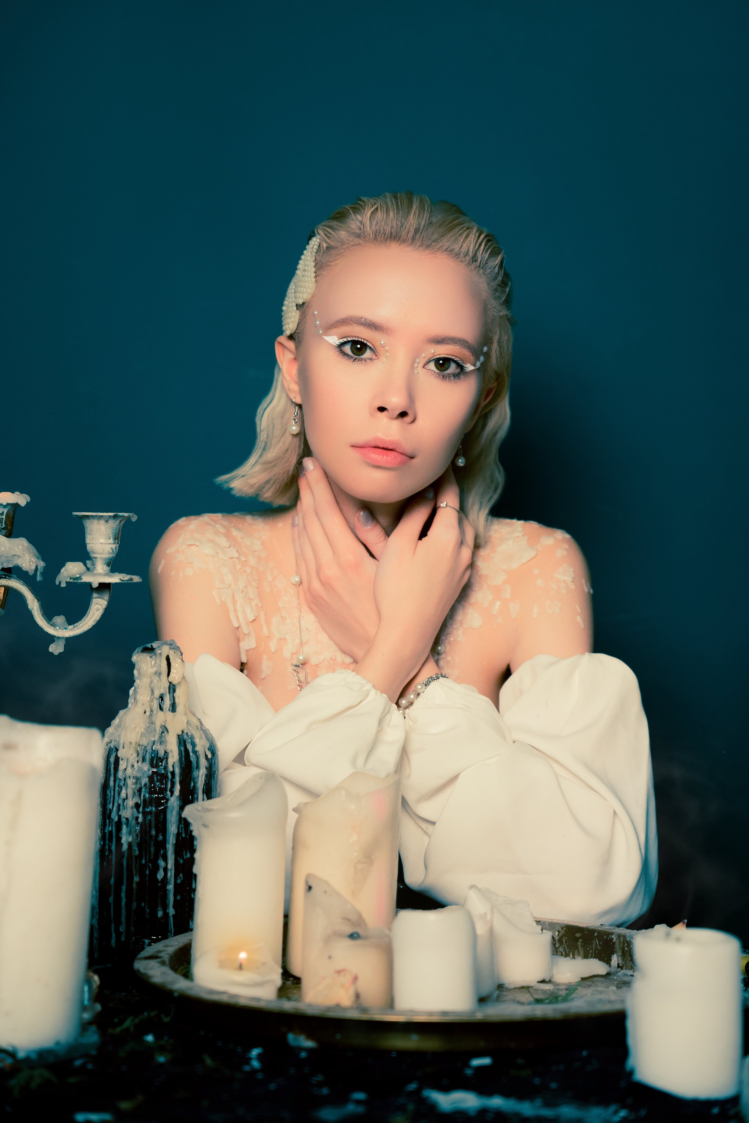 Wax Tears. Анастасия Клепцова, портретный фотограф Москва