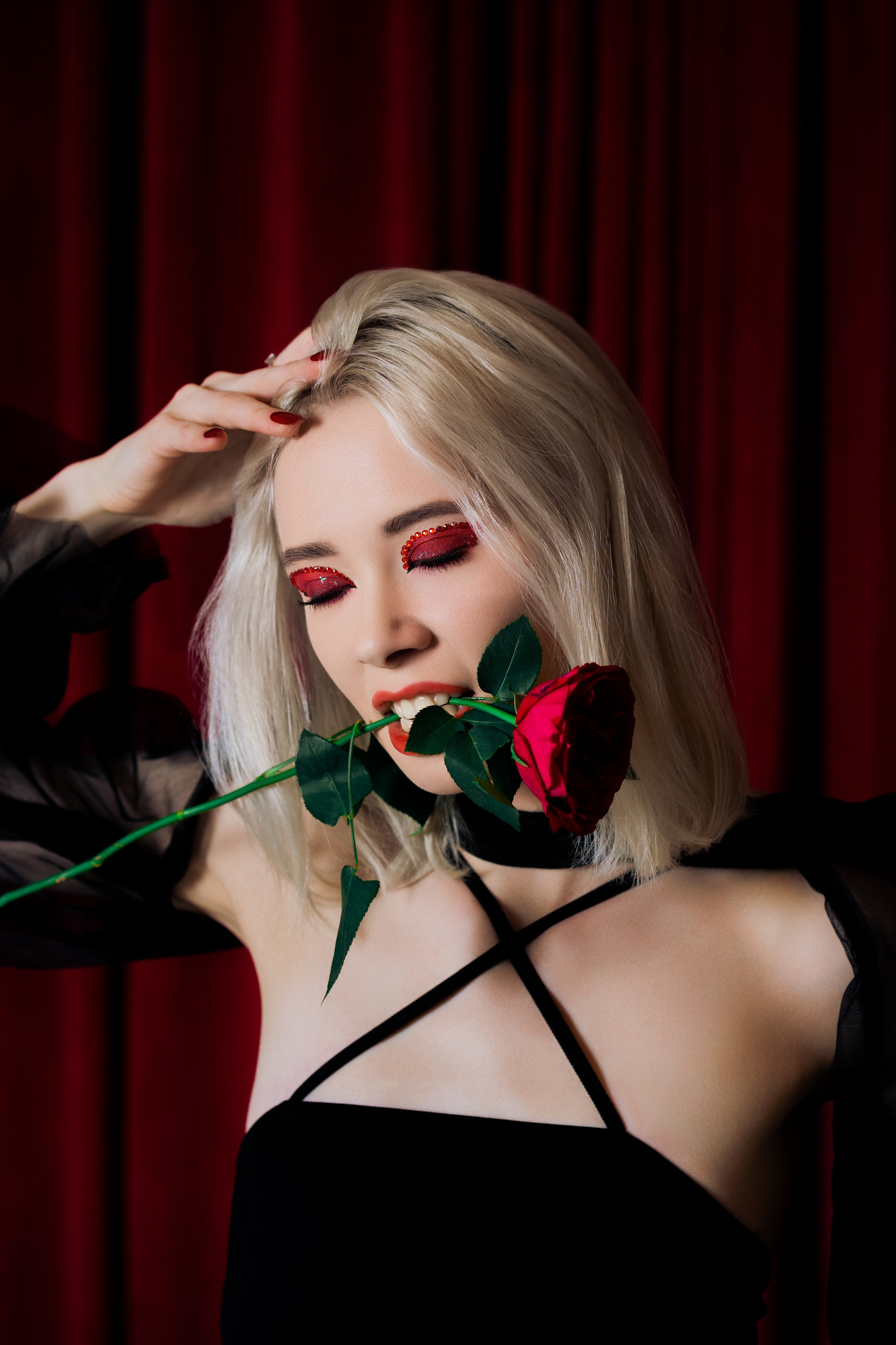 Cherry Lady 🍒. Анастасия Клепцова, портретный фотограф Москва