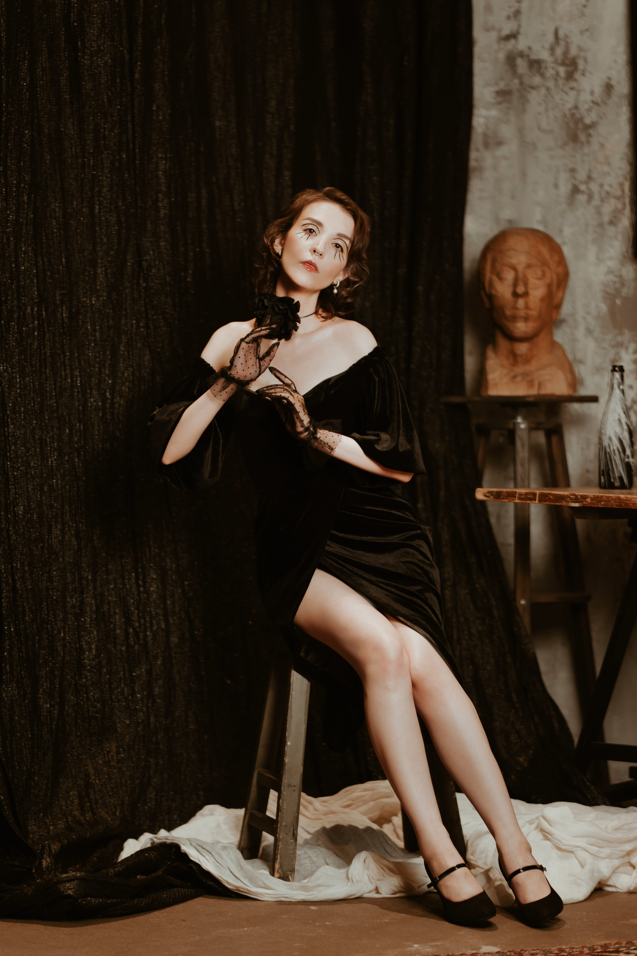 Hera🖤. Анастасия Клепцова, портретный фотограф Москва