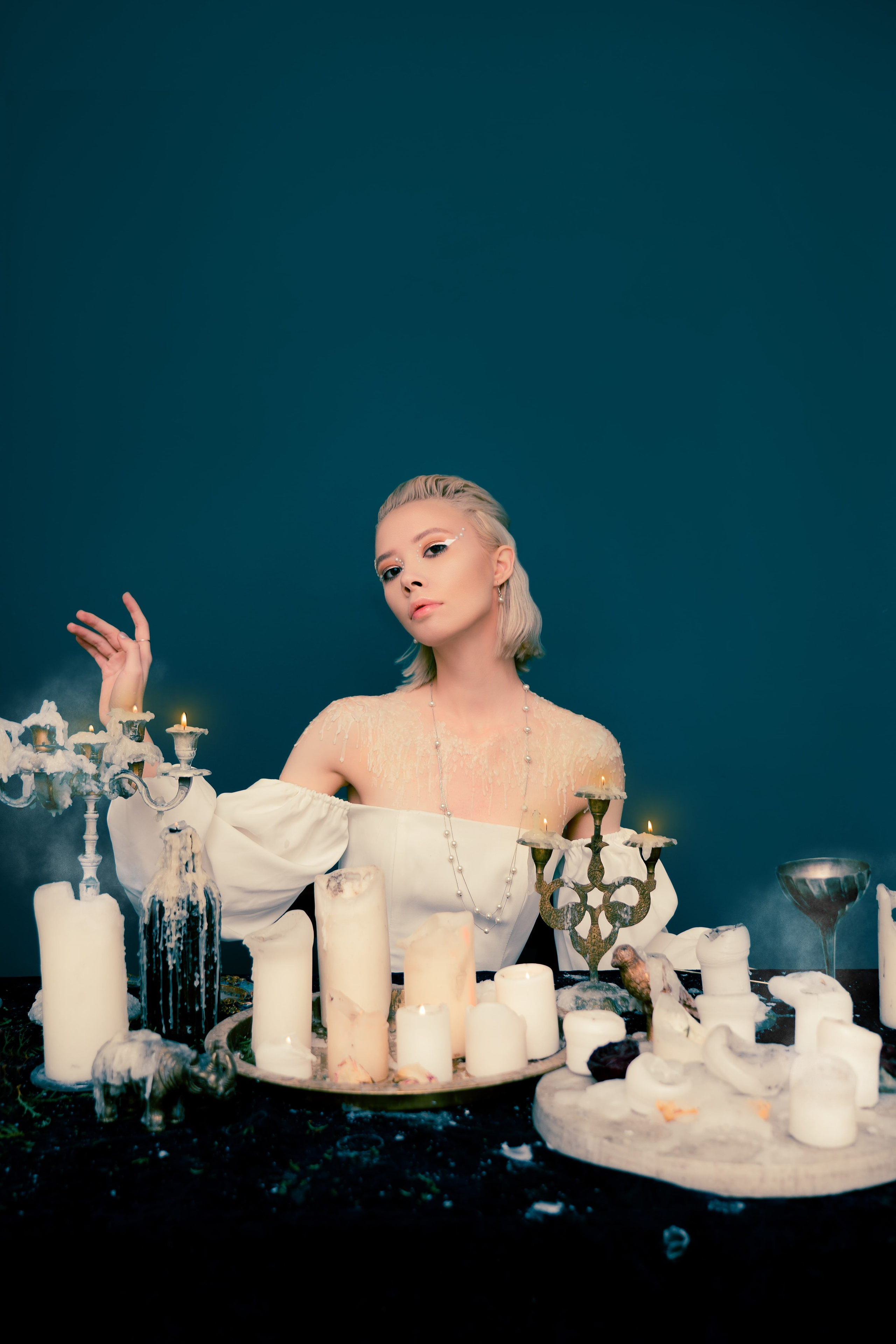 Wax Tears. Анастасия Клепцова, портретный фотограф Москва