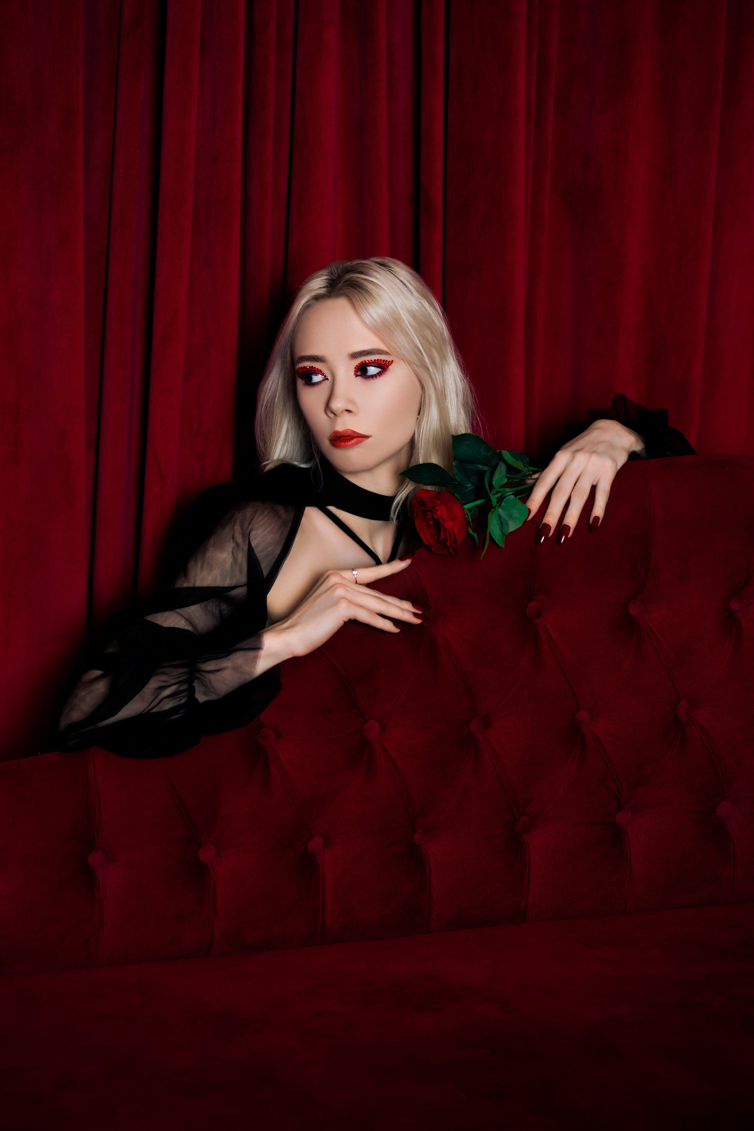 Cherry Lady 🍒. Анастасия Клепцова, портретный фотограф Москва