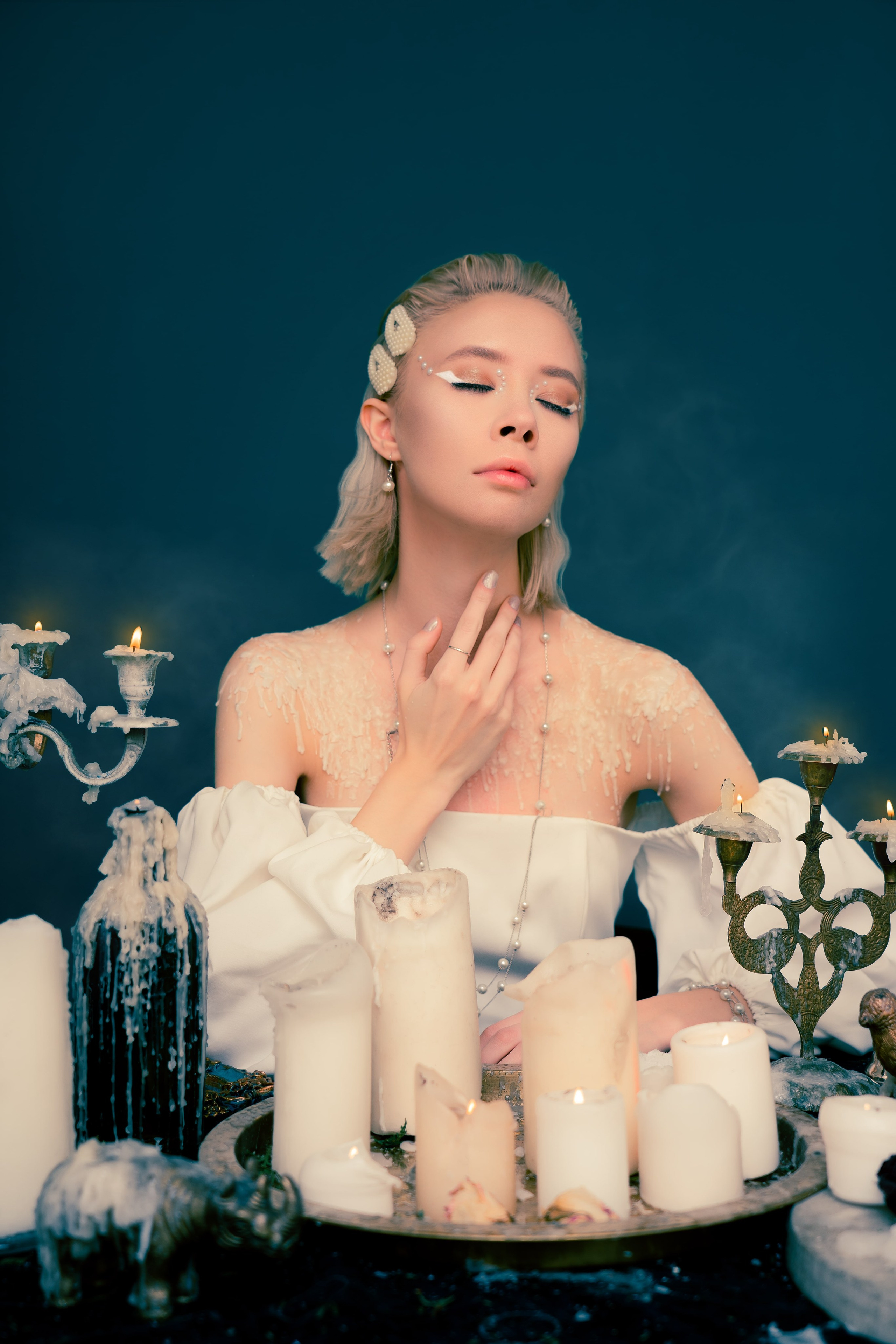 Wax Tears. Анастасия Клепцова, портретный фотограф Москва