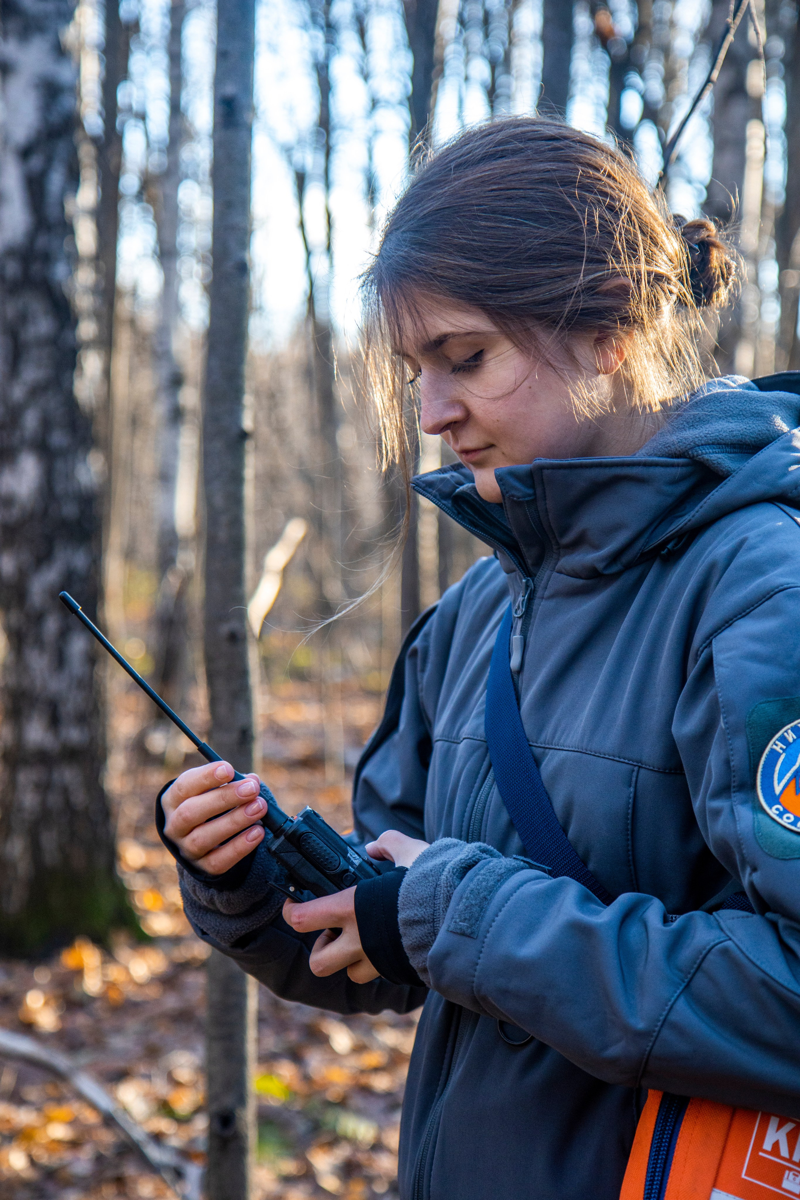 Учения по ориентации в лесу