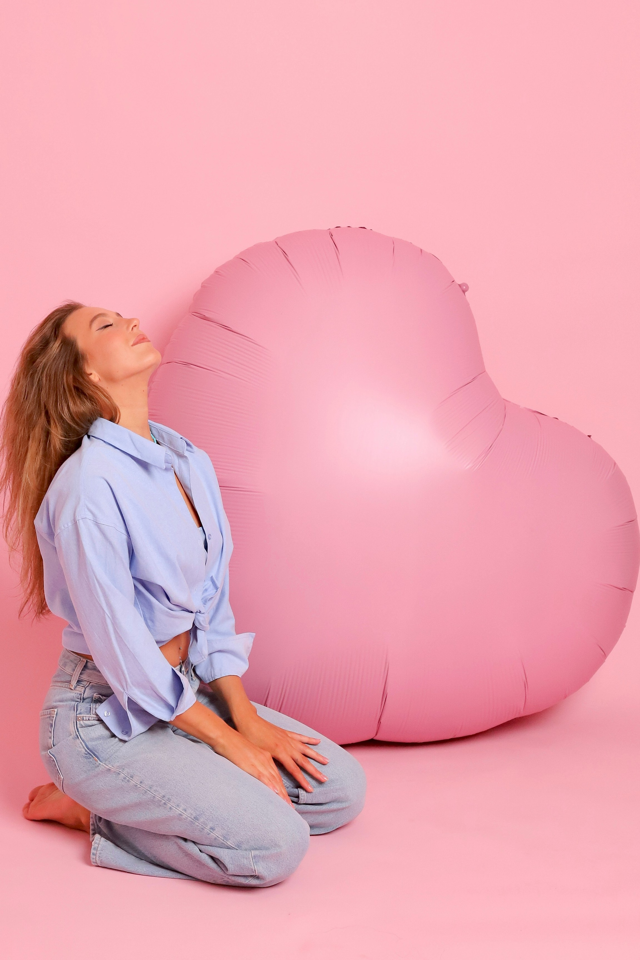 Нежно-розовый. ОБЪЕКТИВНАЯ | фотостудия без фотографа | студия автопортрета | Москва