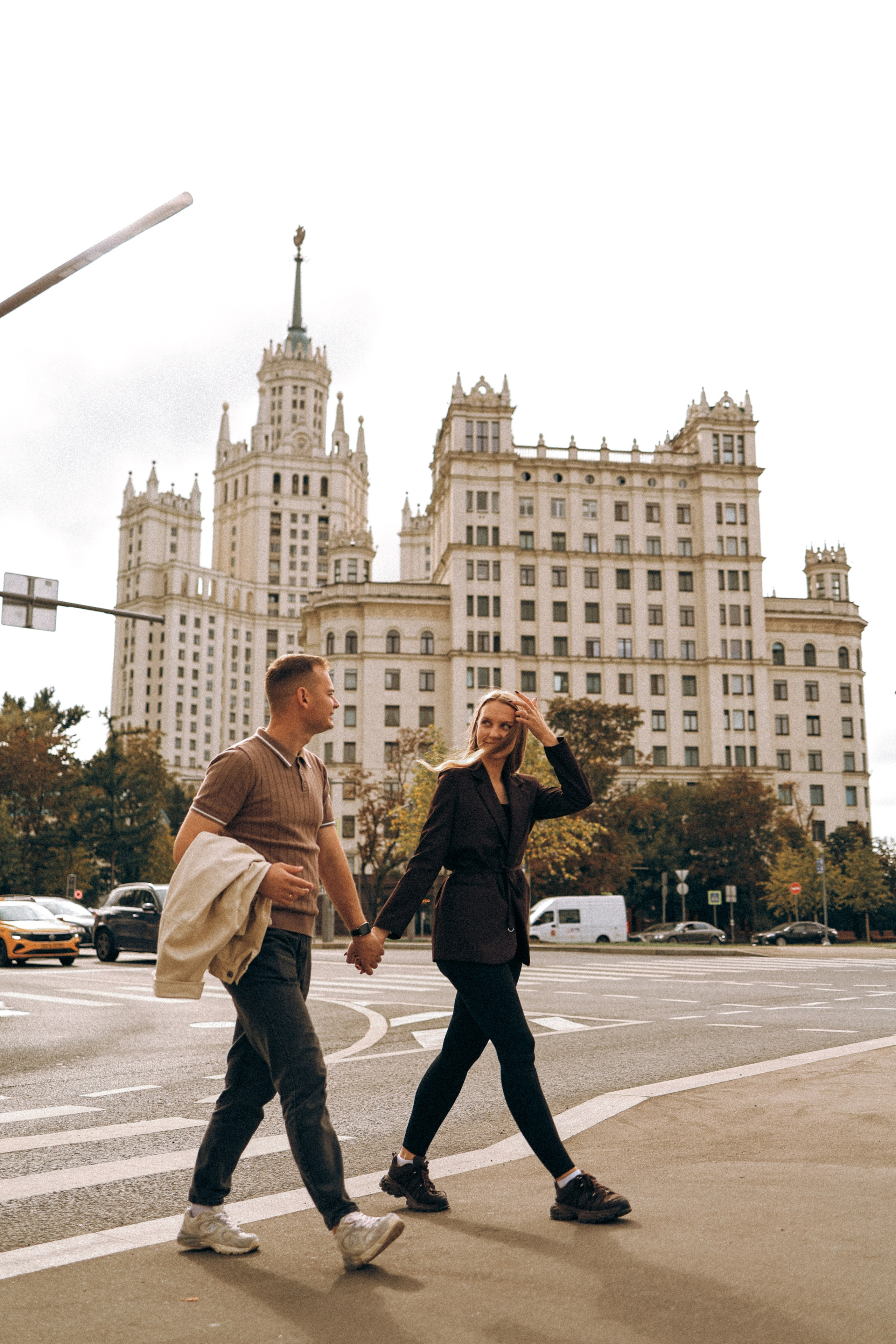 Анастасия и Андрей уличная фотосессия. Репортажный, свадебный фотограф в Москве, уличные и студийные фотосессии
