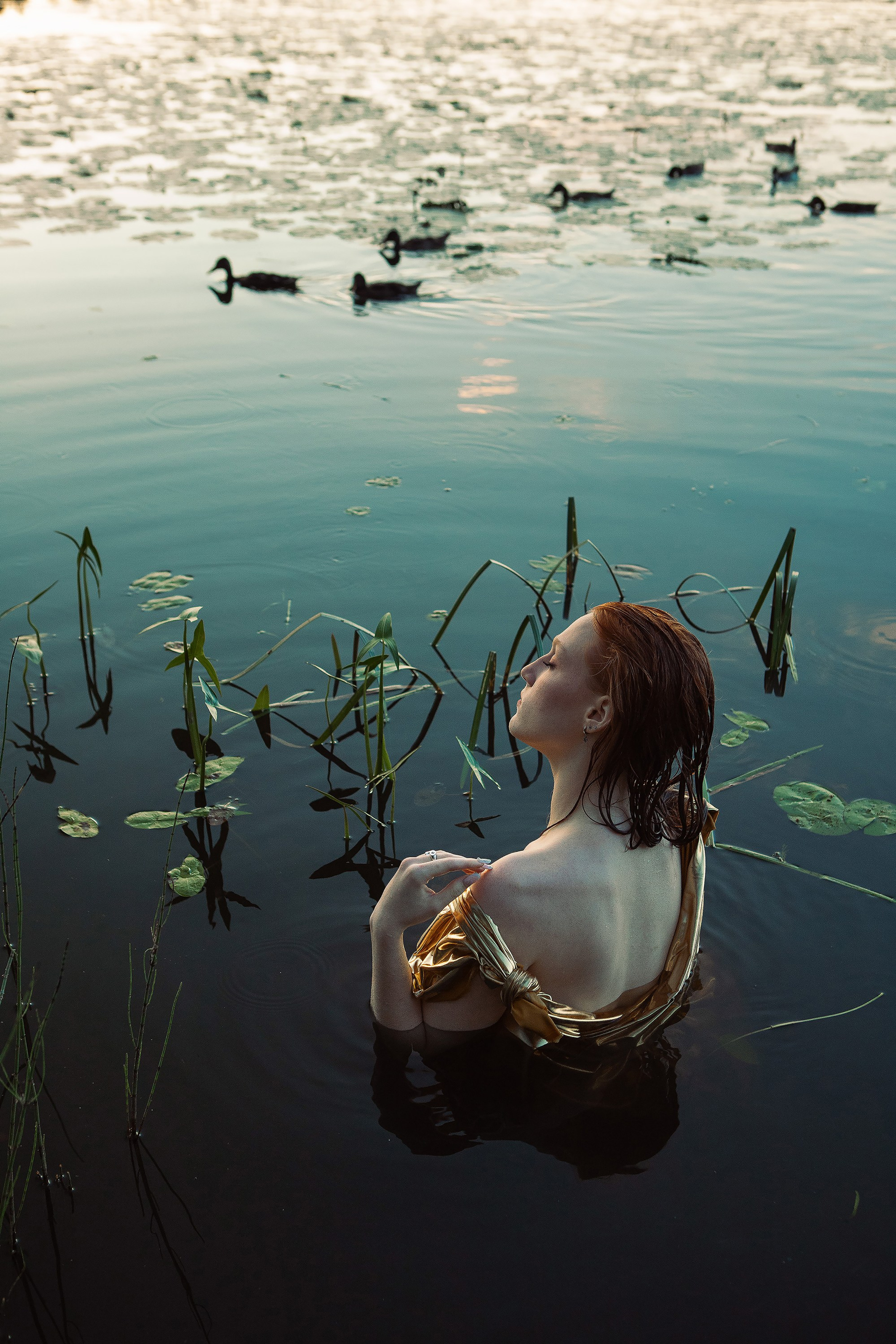 Лена в&nbsp;озере