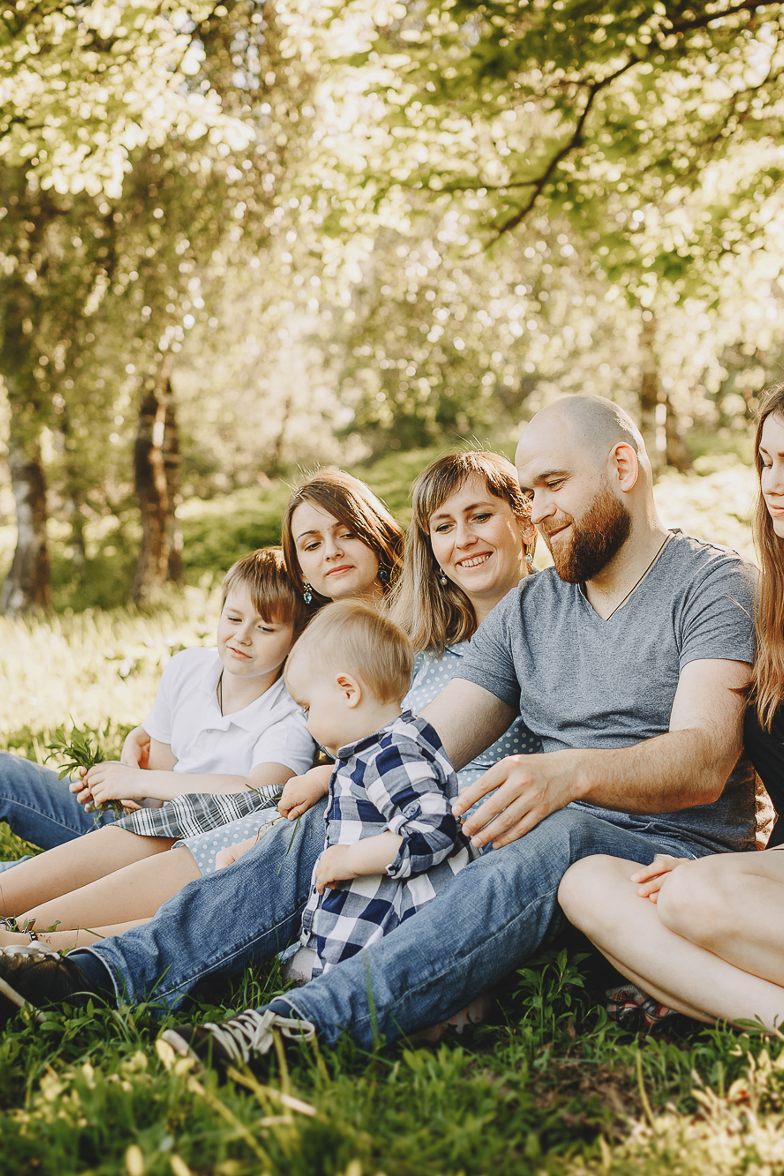 Большая счастливая семья!