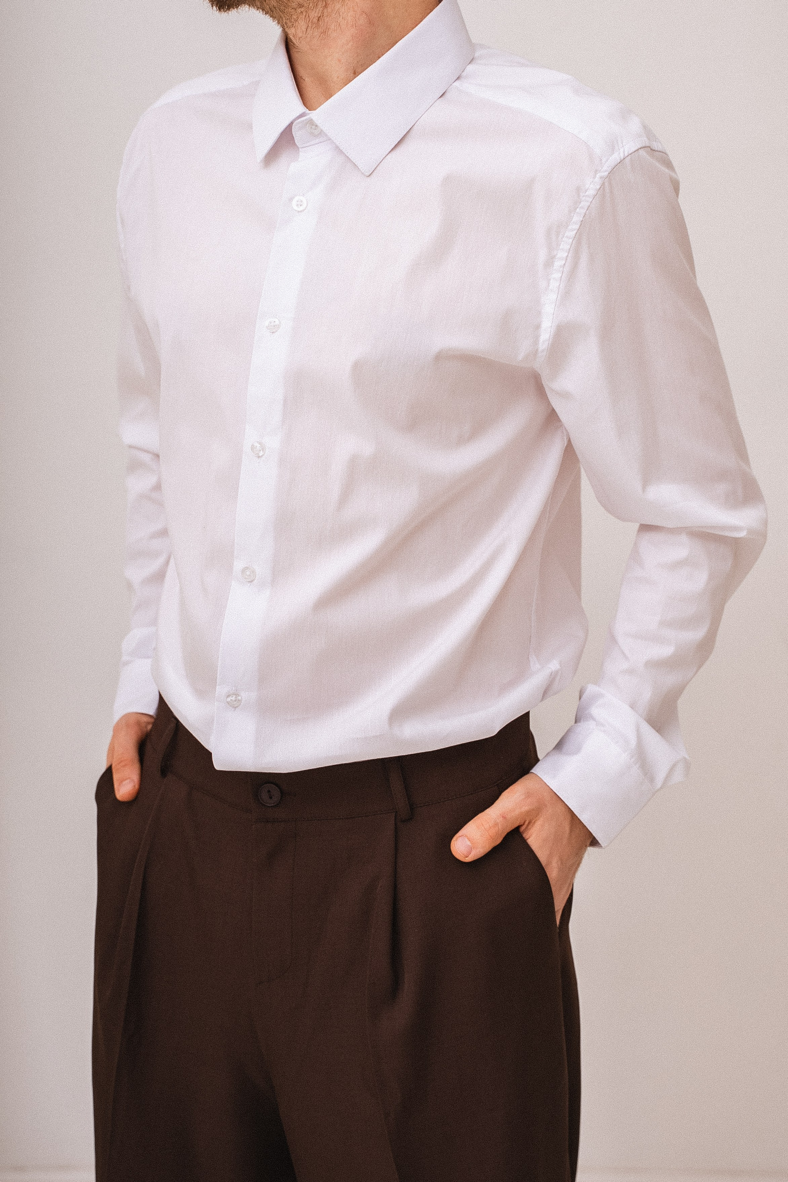 РУБАШКА С ДЛИННЫМ РУКАВОМ 50-52. Фотостудия в Люберцах