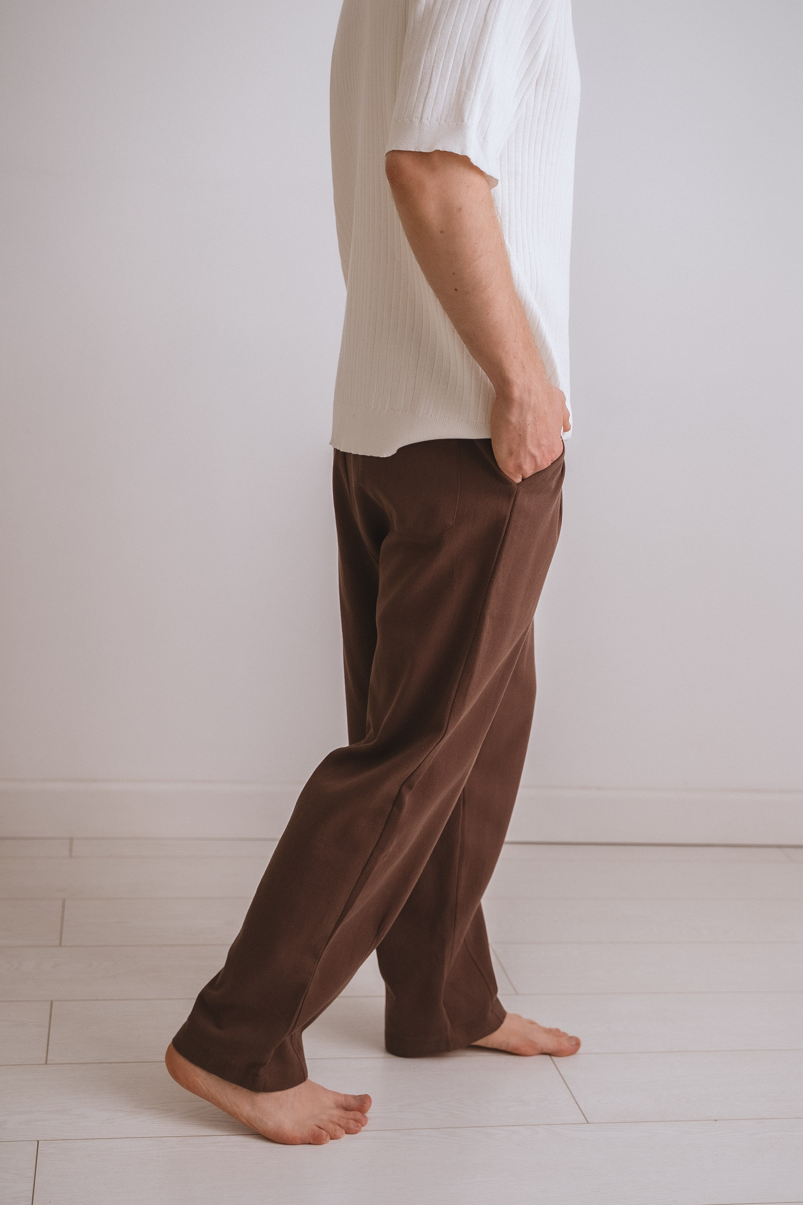 БРЮКИ КОРИЧНЕВЫЕ 48. Фотостудия в Люберцах