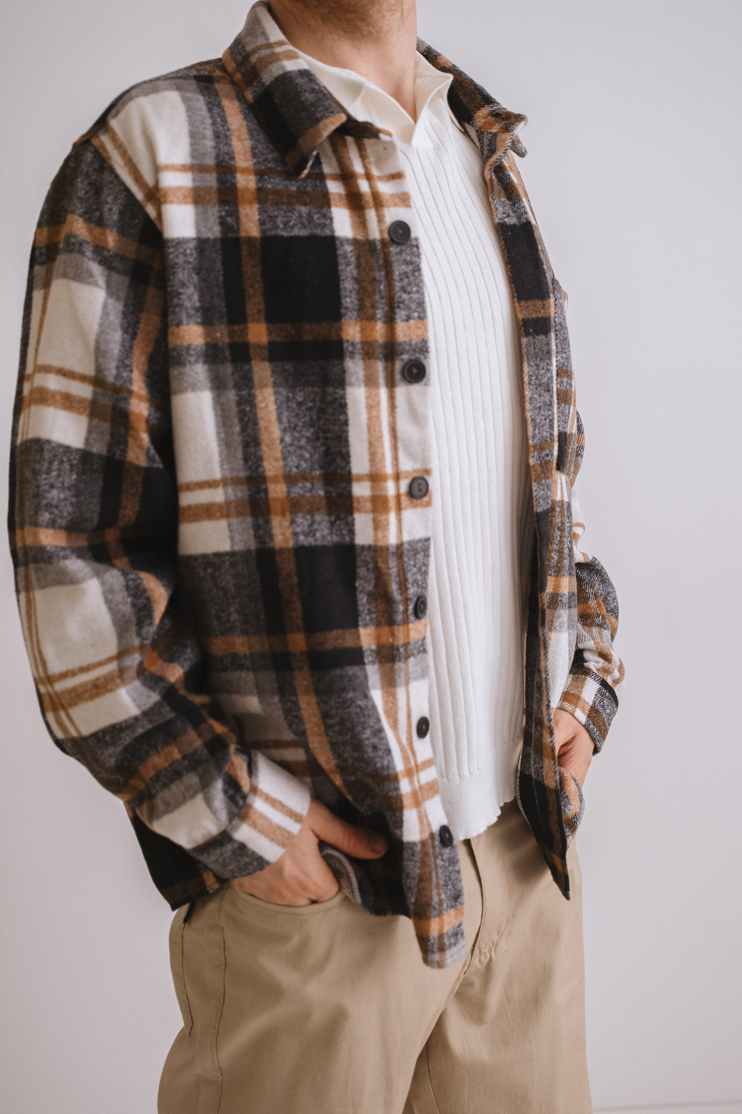 КЛЕТЧАТАЯ РУБАШКА 52-54