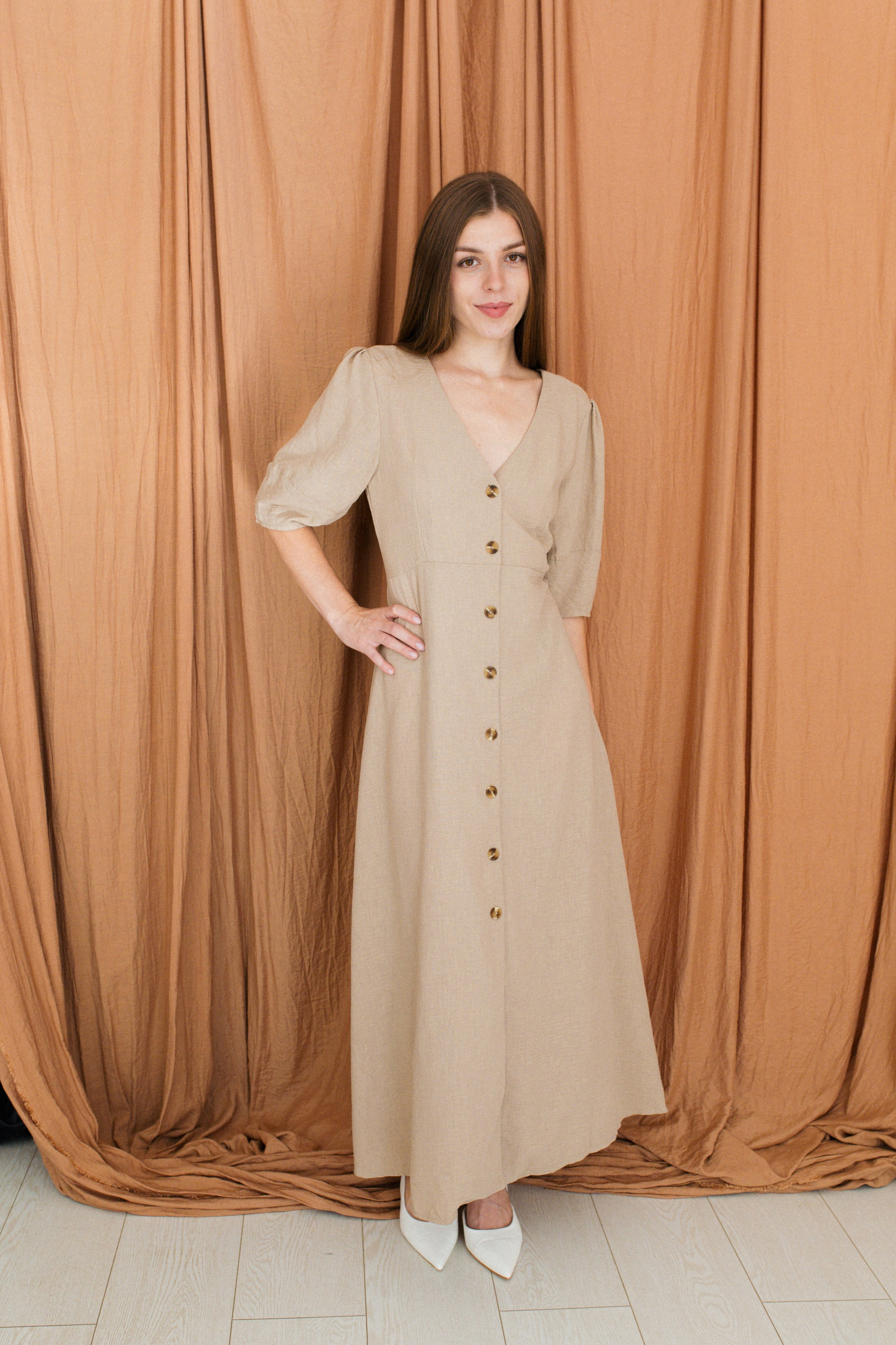 ПЛАТЬЕ РУБАШКА БОХО. Фотостудия в Люберцах