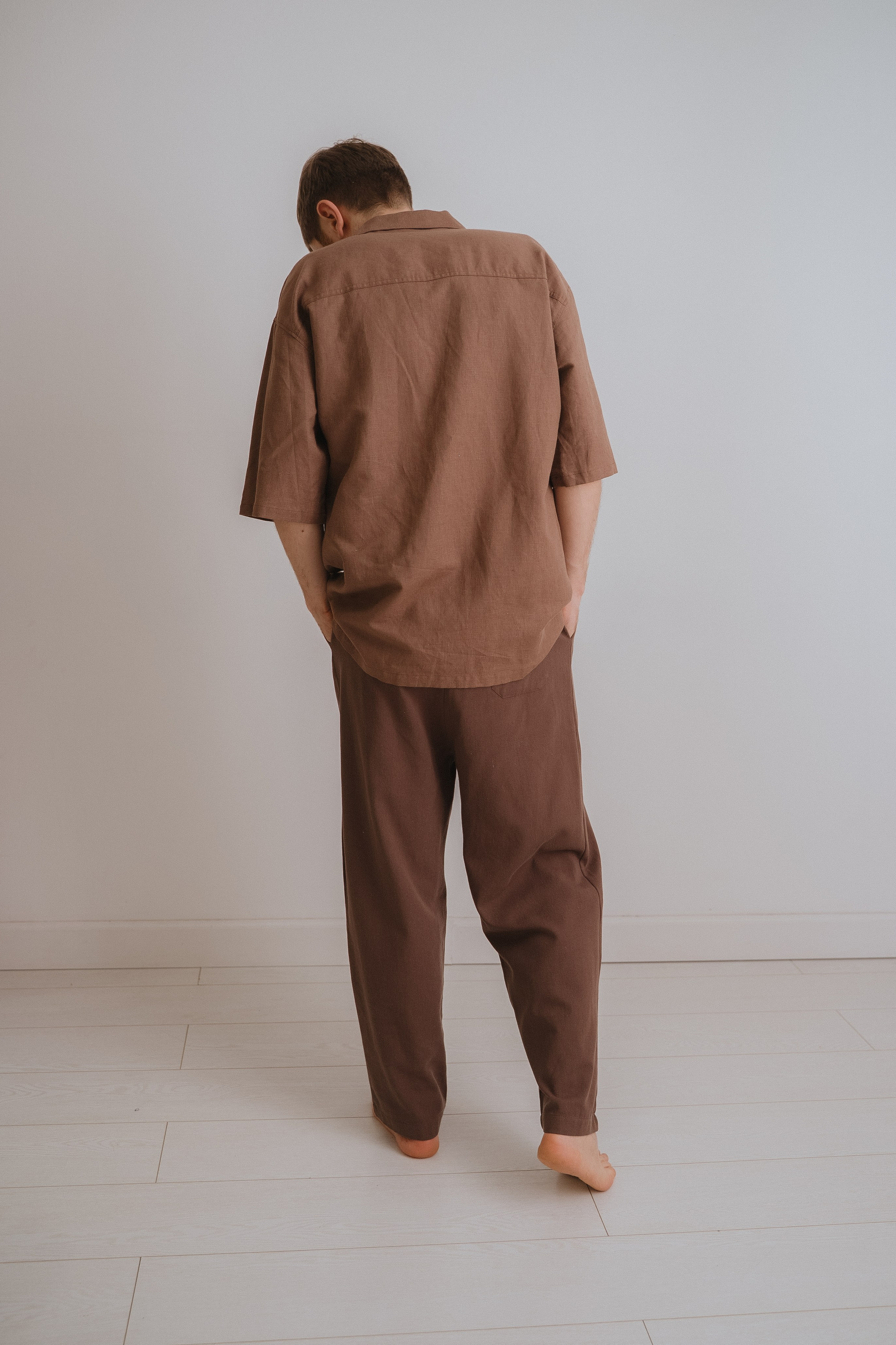 БРЮКИ КОРИЧНЕВЫЕ 48. Фотостудия в Люберцах