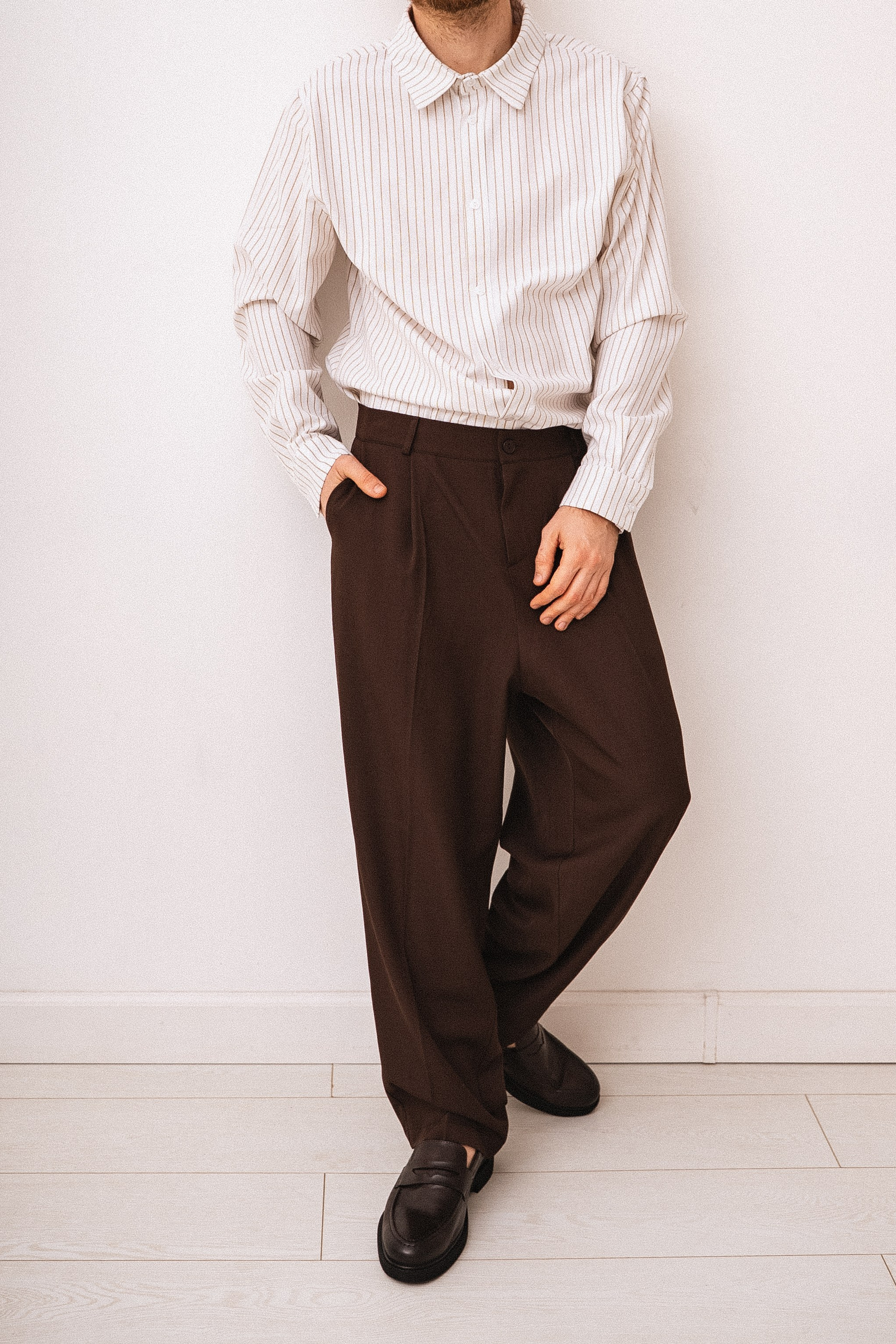 РУБАШКА В ПОЛОСКУ 52-54. Фотостудия в Люберцах