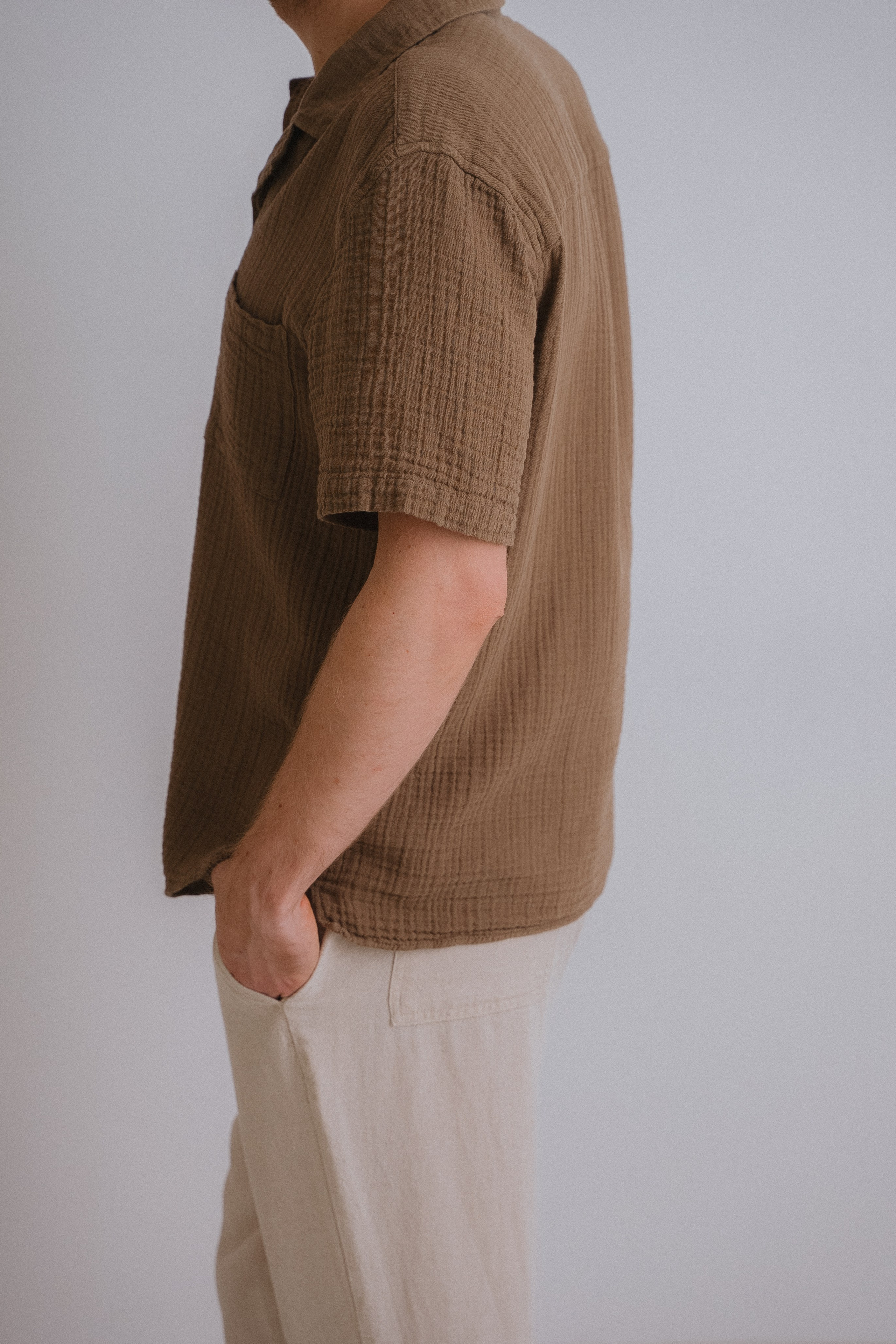 РУБАШКА МУСЛИНОВАЯ S-M. Фотостудия в Люберцах