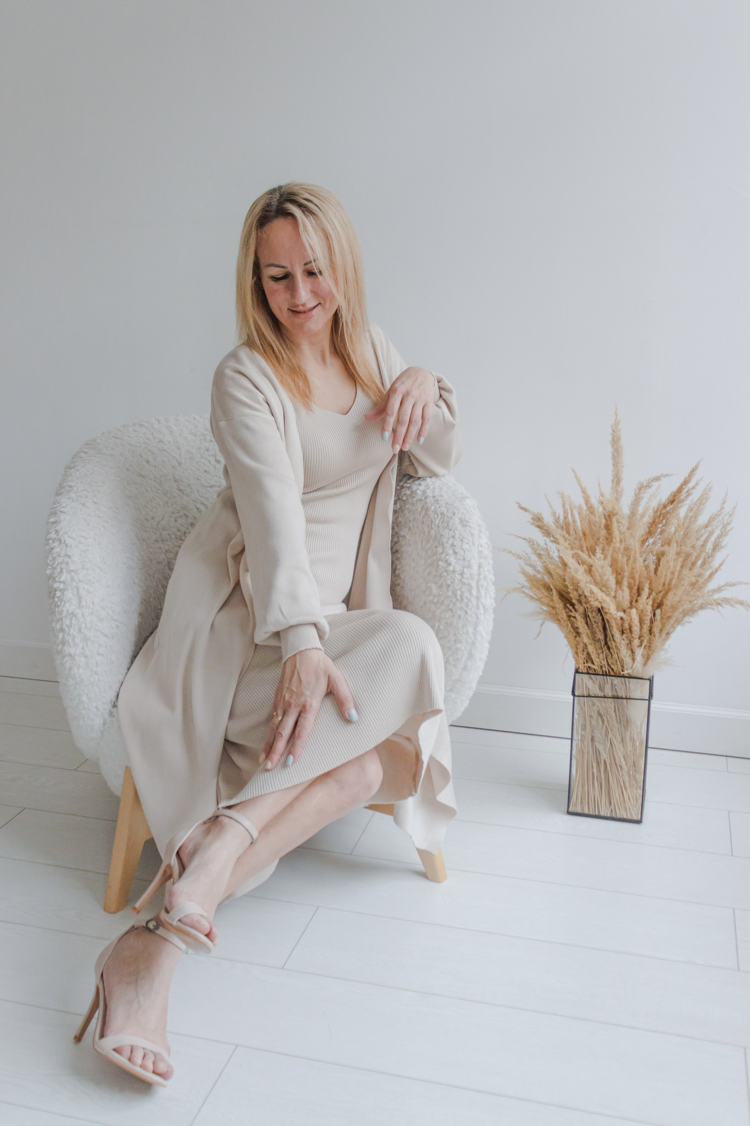 КАРДИГАН И ПЛАТЬЕ ЛАПША 42-50. Фотостудия в Люберцах