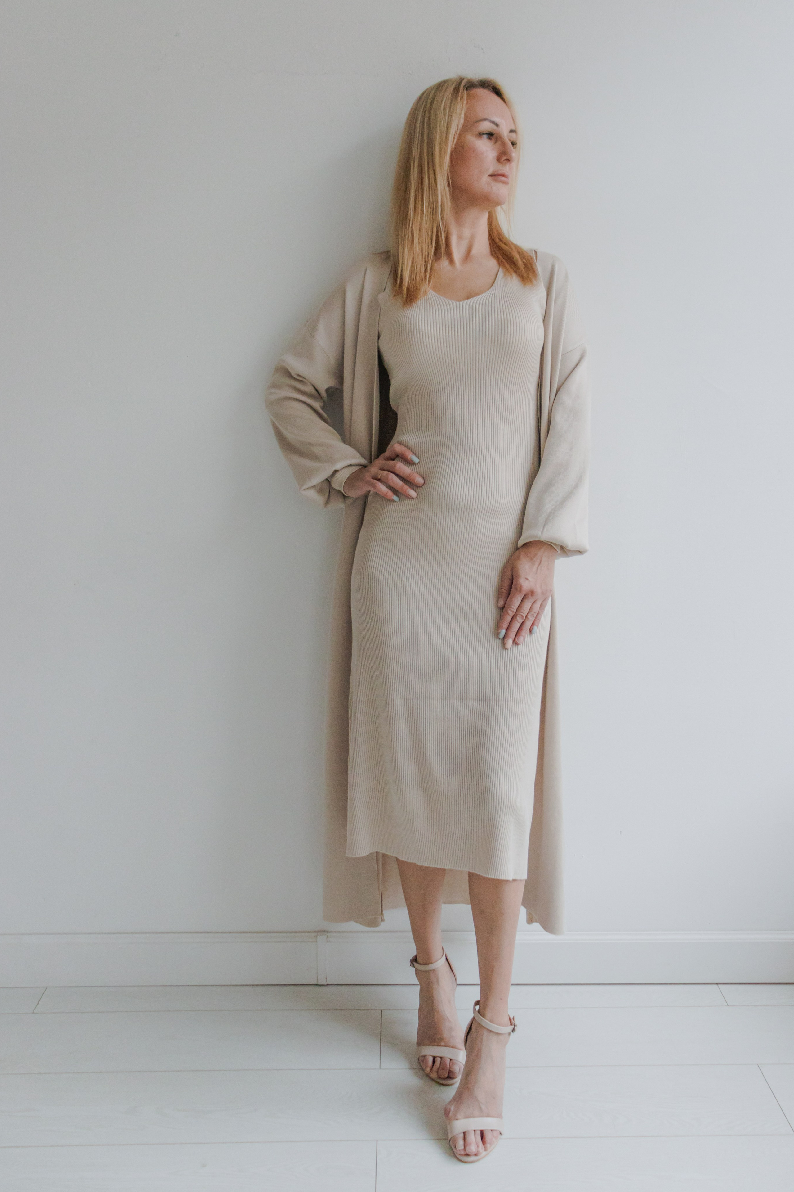 КАРДИГАН И ПЛАТЬЕ ЛАПША 42-50. Фотостудия в Люберцах