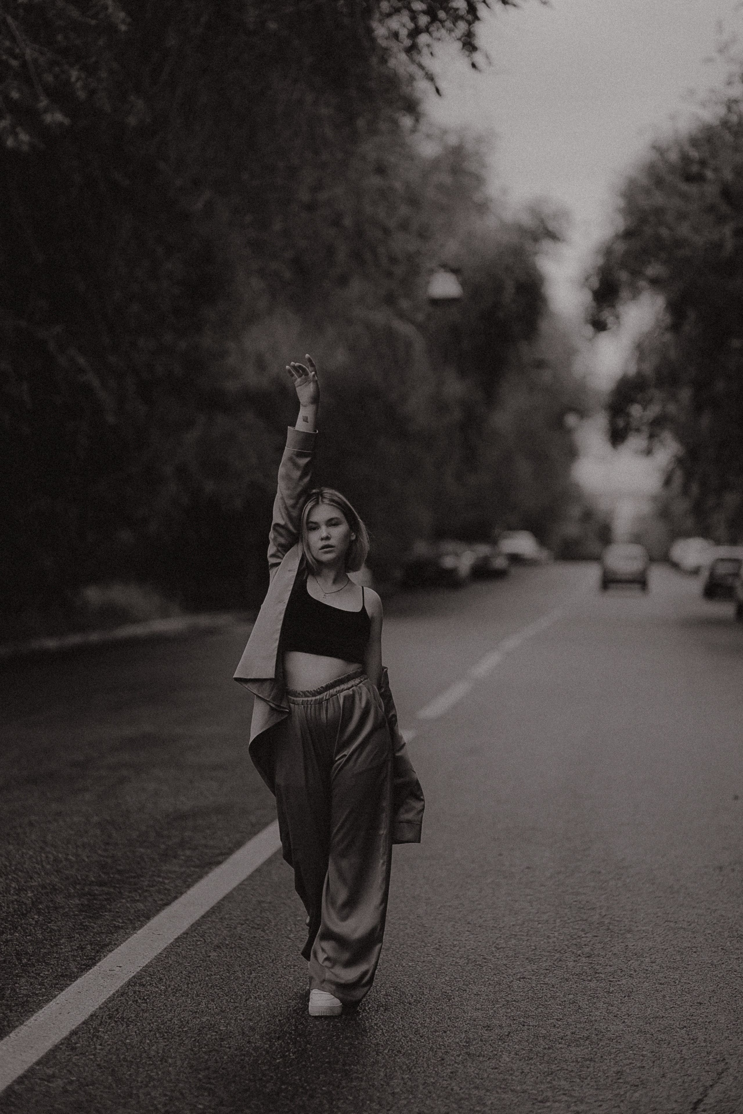 Дарья и дождь. Фотограф в Москве