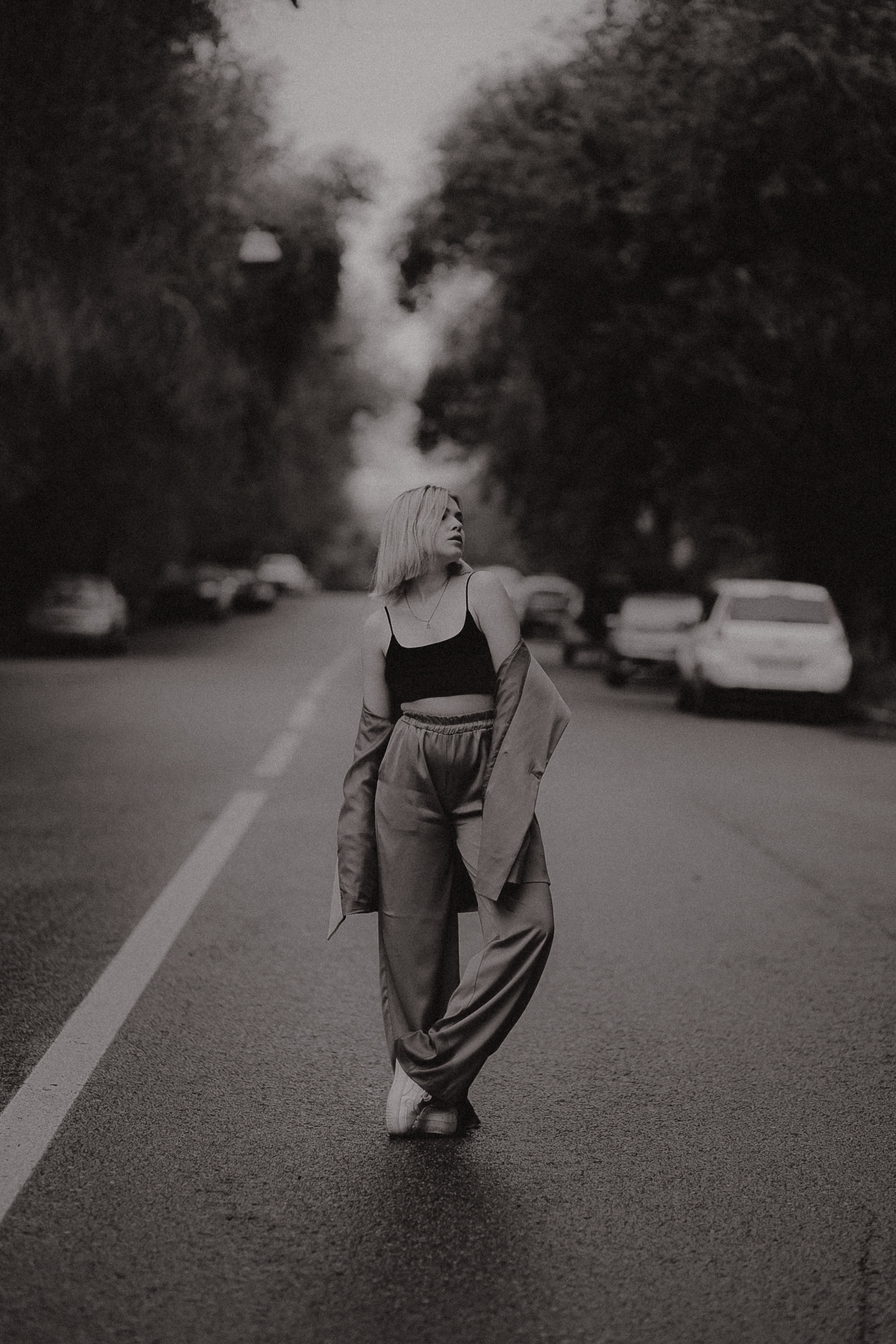 Дарья и дождь. Фотограф в Москве