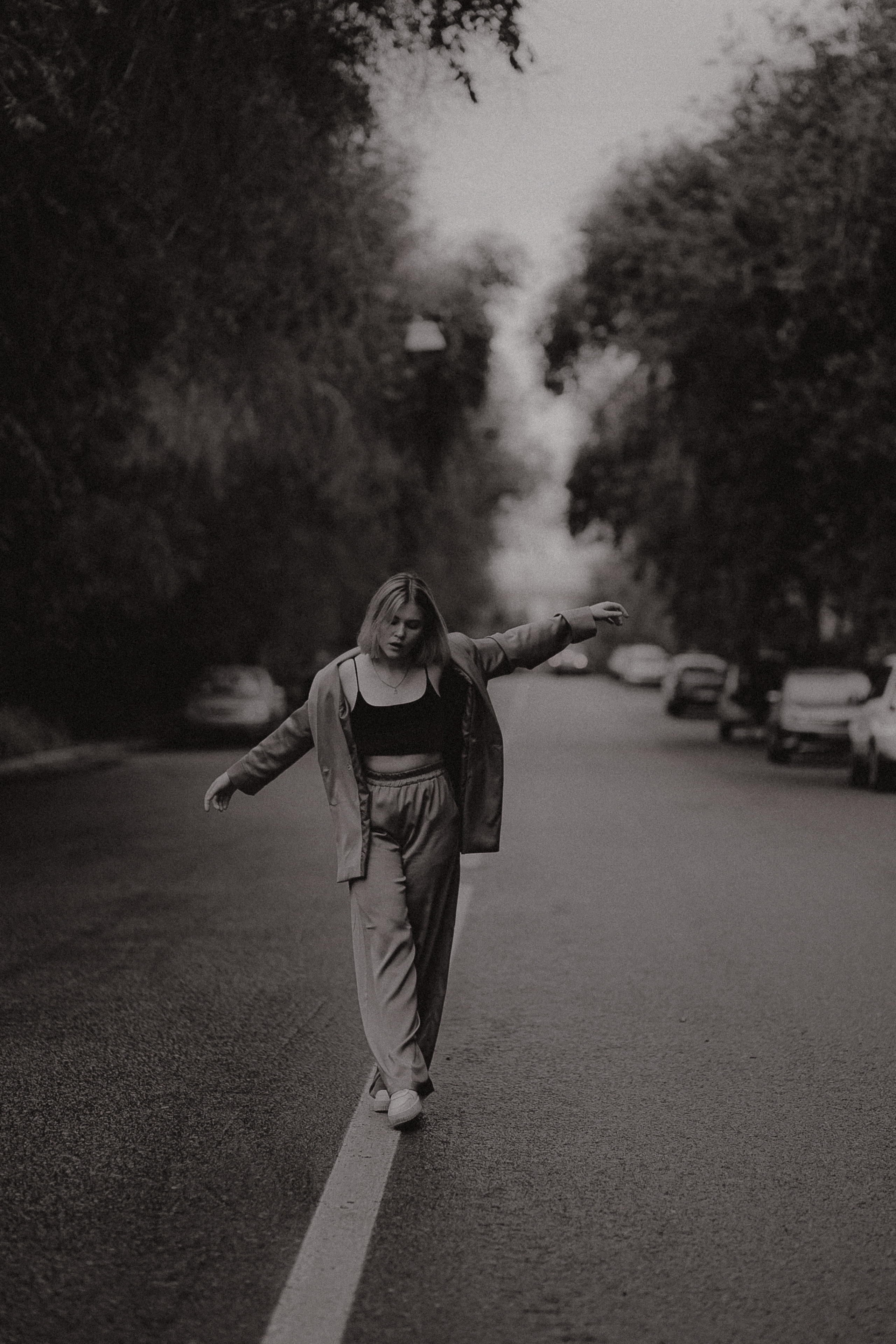 Дарья и дождь. Фотограф в Москве