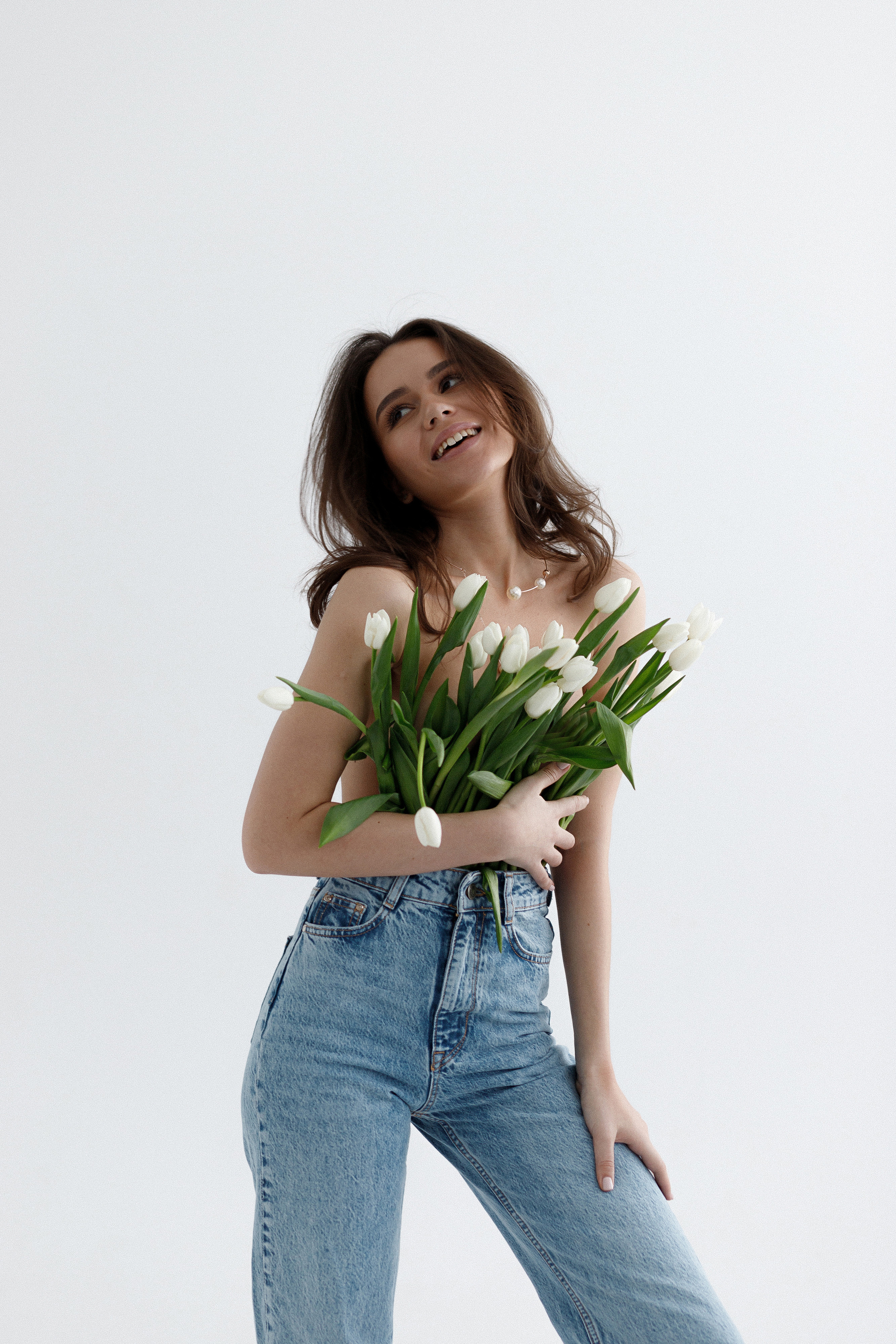 Юлия и тюльпаны. Фотограф в Москве